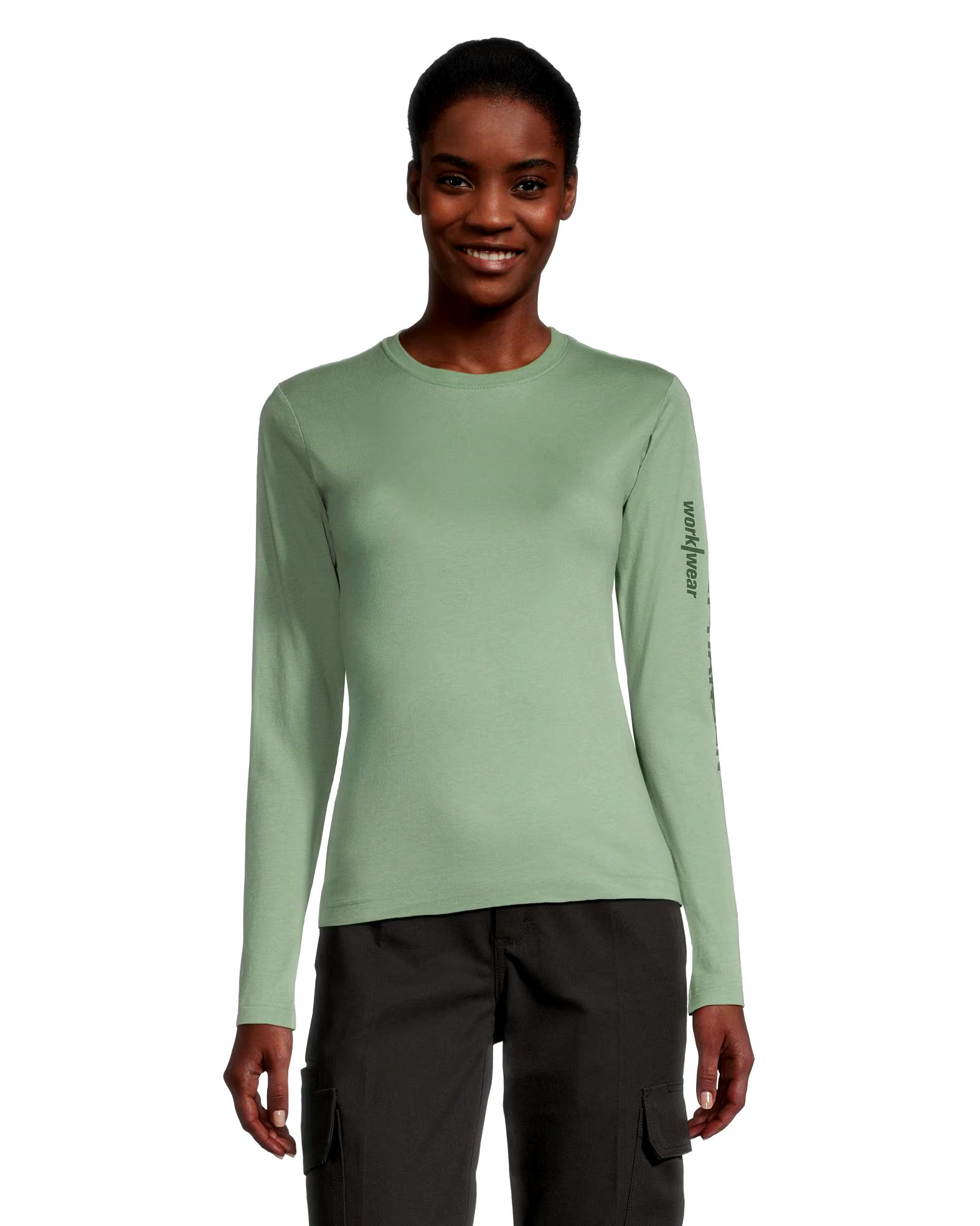 Helly Hansen Workwear Women's Sleeve Logo Cotton Long Sleeve T Shirt