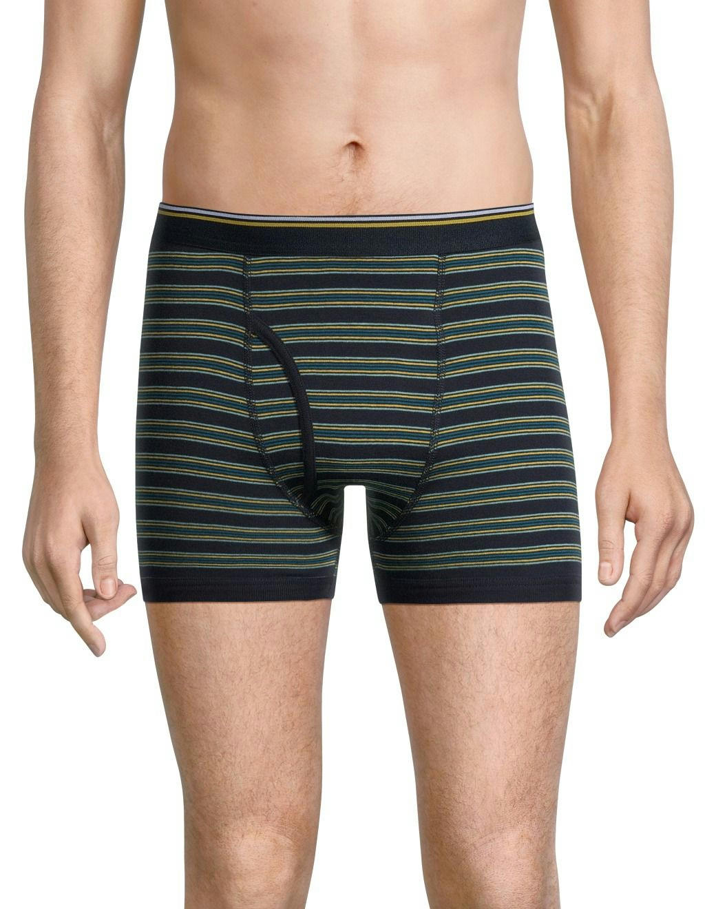 Denver Hayes Men's 2 Pack Yarn Dye Boxer Briefs