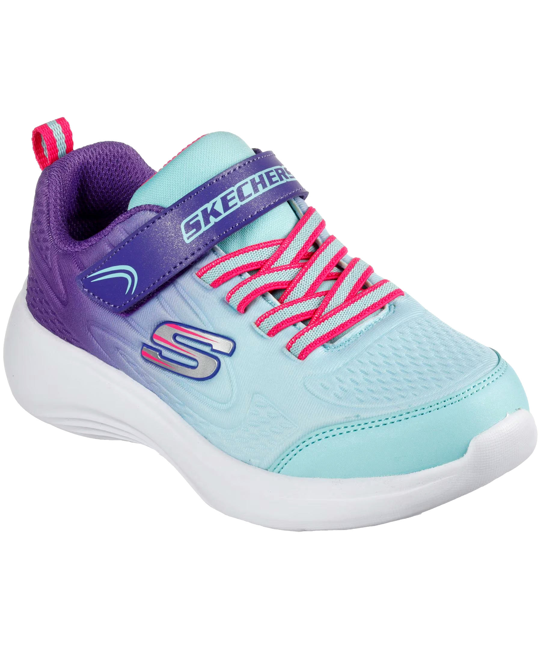 Skechers Girls' Jumpstart Sweet Swirl Shoes - Purple/Turquoise