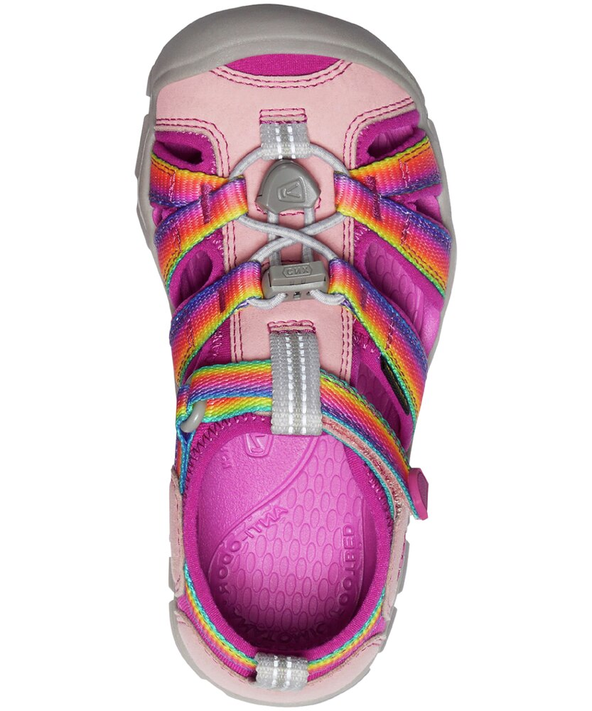 Keen Canada Outdoor Preschool Newport H2-C Sandals - Rainbow/Festival Fuchsia