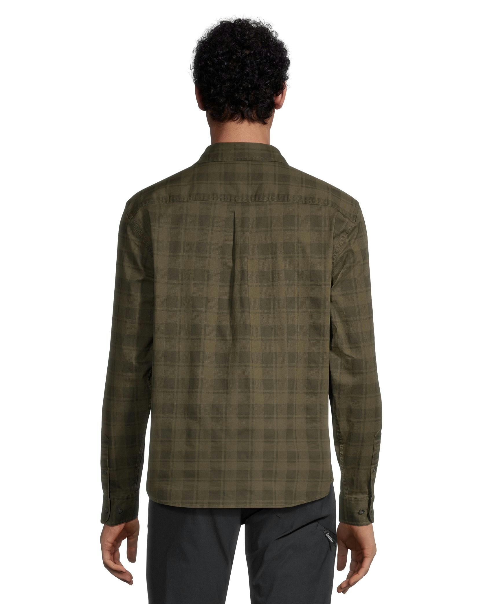 WindRiver Men's Classic Fit Long Sleeve Printed Utility Shirt