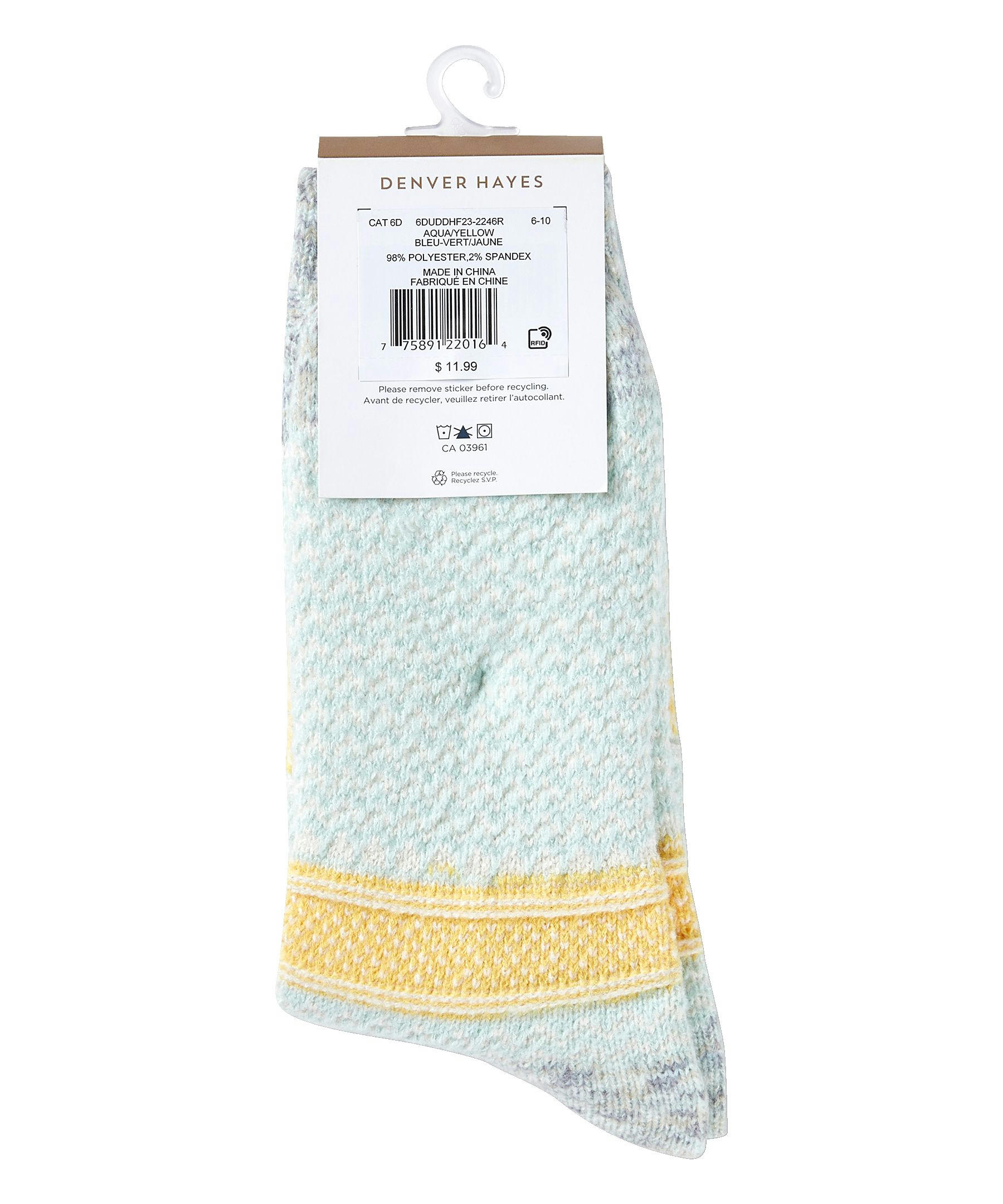 Denver Hayes Women's Super Soft Crew Socks