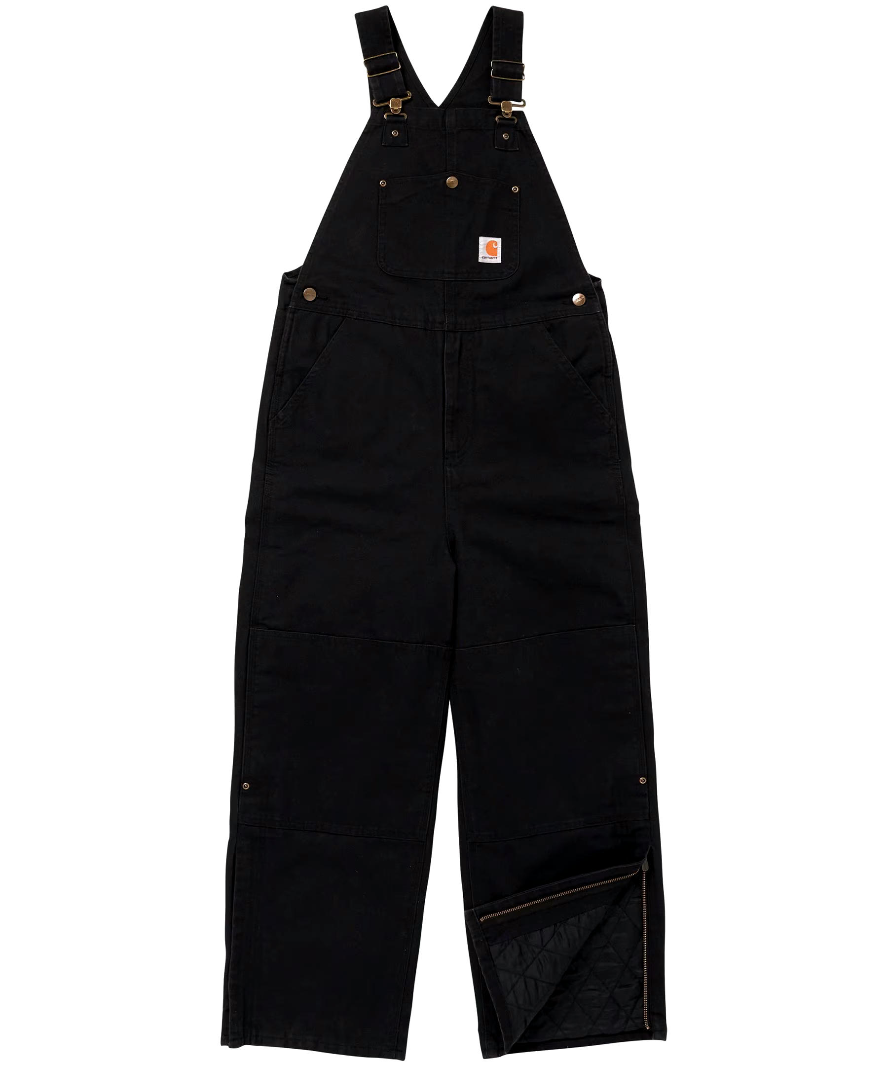 Carhartt Kids' Unisex Canvas Loose Fit Insulated Bib Overalls