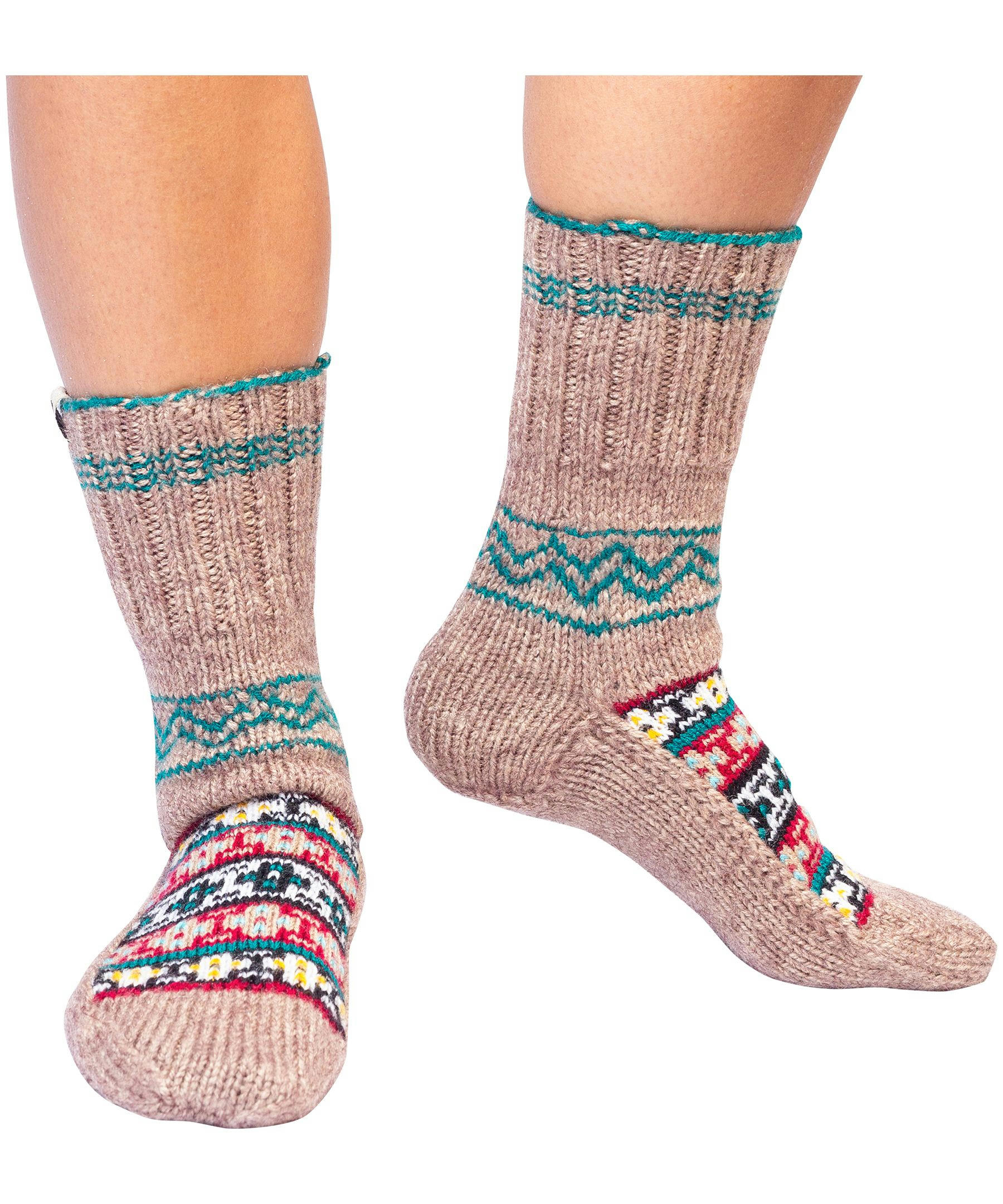 FAZL Women's Handmade Cozy Himalayan Socks
