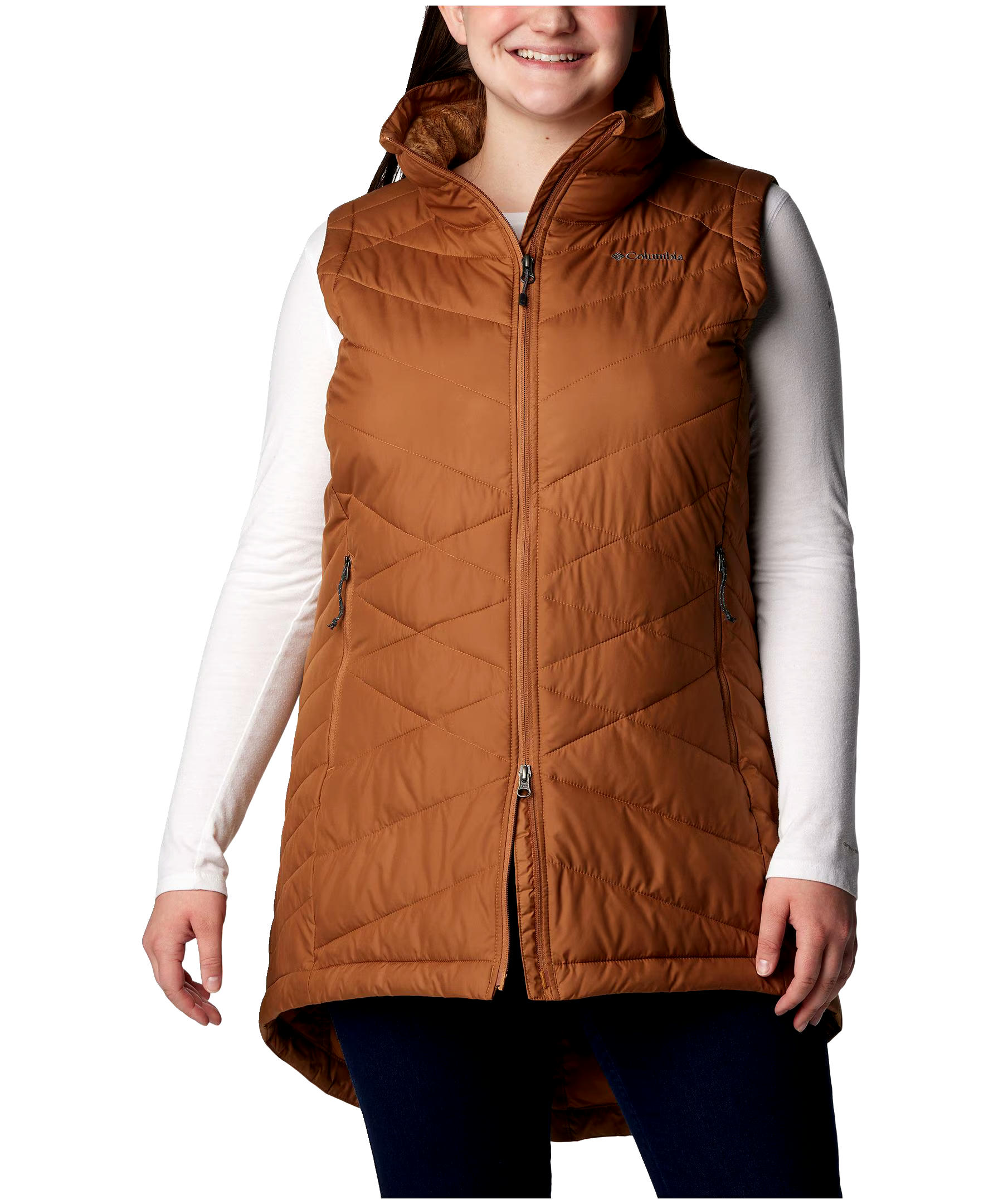 Columbia Women's Heavenly Vest, Insulated, Semi-Fitted, Winter, Long