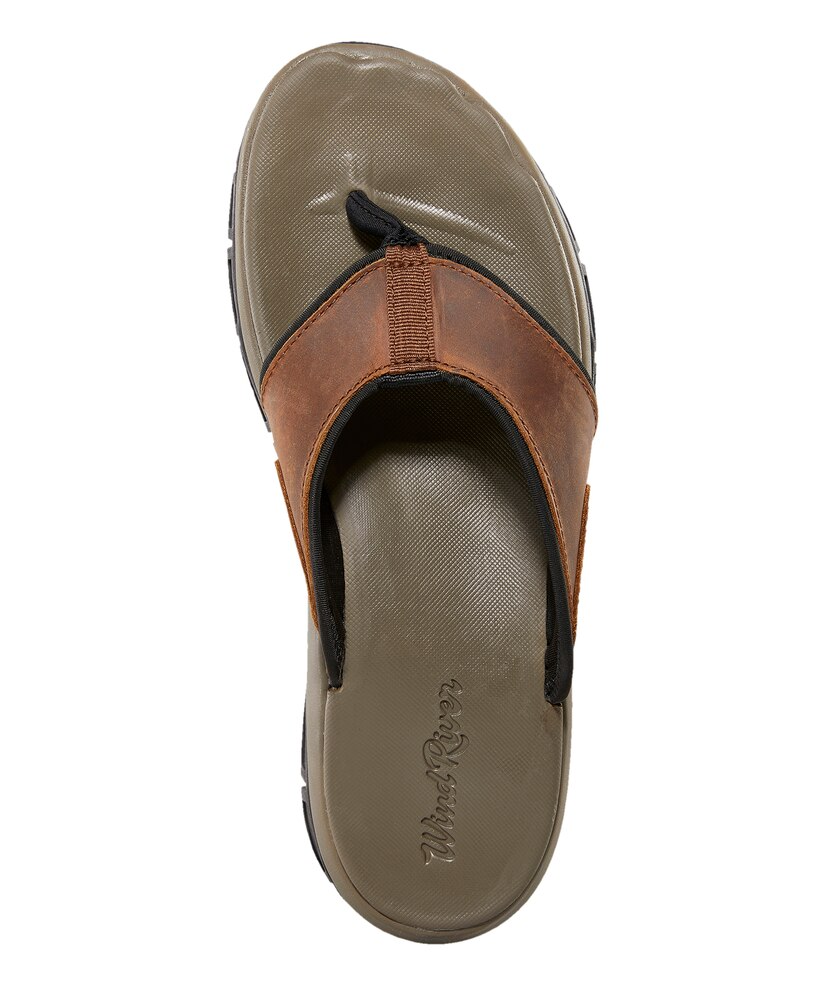 Men's California Nestfit Freshtech Flip Flops - Dark Brown