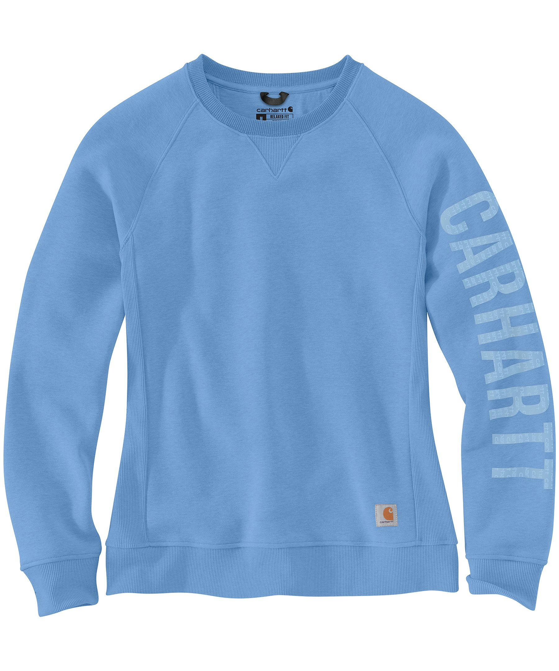 Carhartt Women's Relaxed Fit Sleeve Logo Graphic Sweatshirt