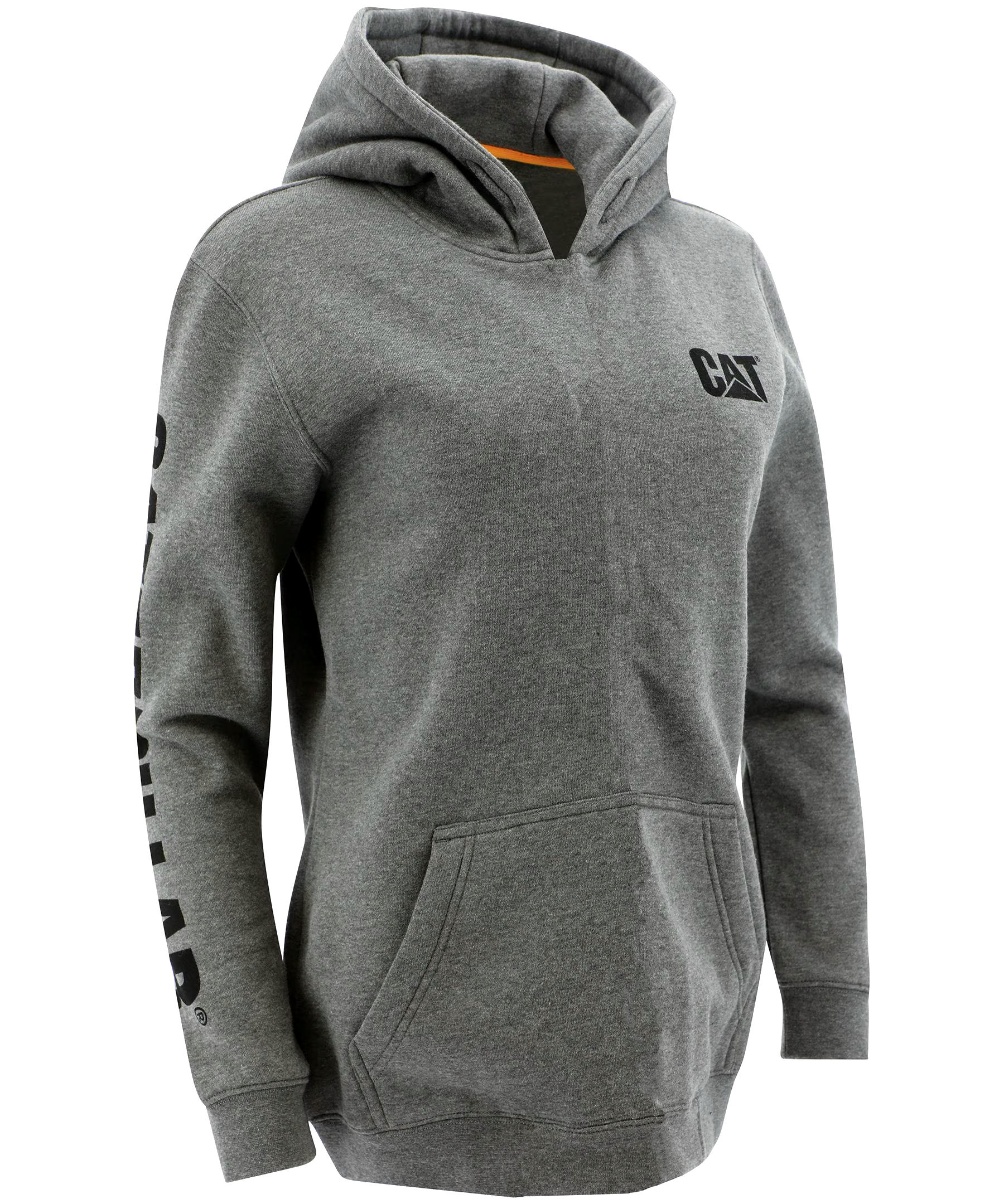 Caterpillar - CAT Women's Trademark Banner Kangaroo Pocket Pullover Fleece Work Hoodie