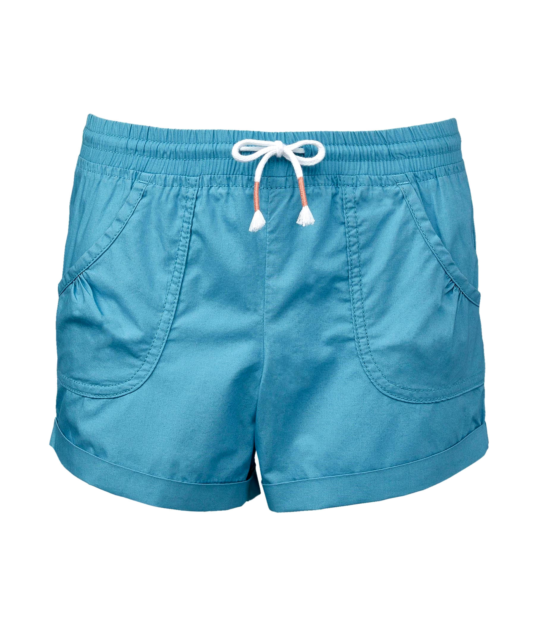 FarWest Girls' Mid Rise Poplin Shorts