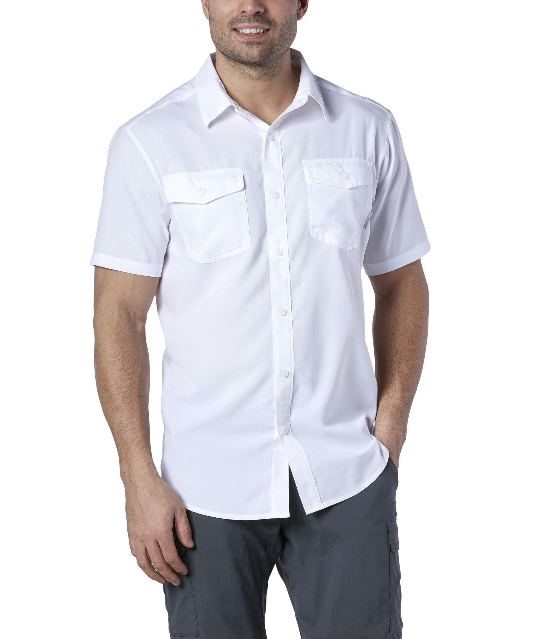 Columbia Men's Utilizer II Short Sleeve Traveller Omni Shade Ripstop Shirt