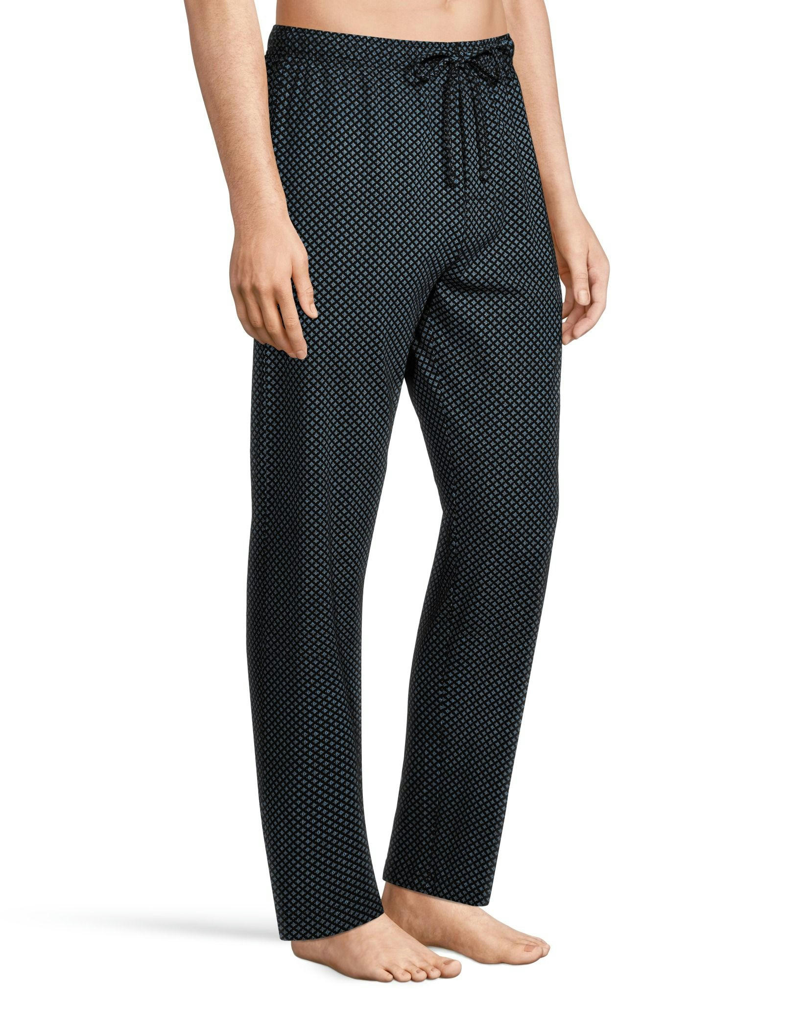 Men's Jersey Print Elastic Waist Lounge Pants