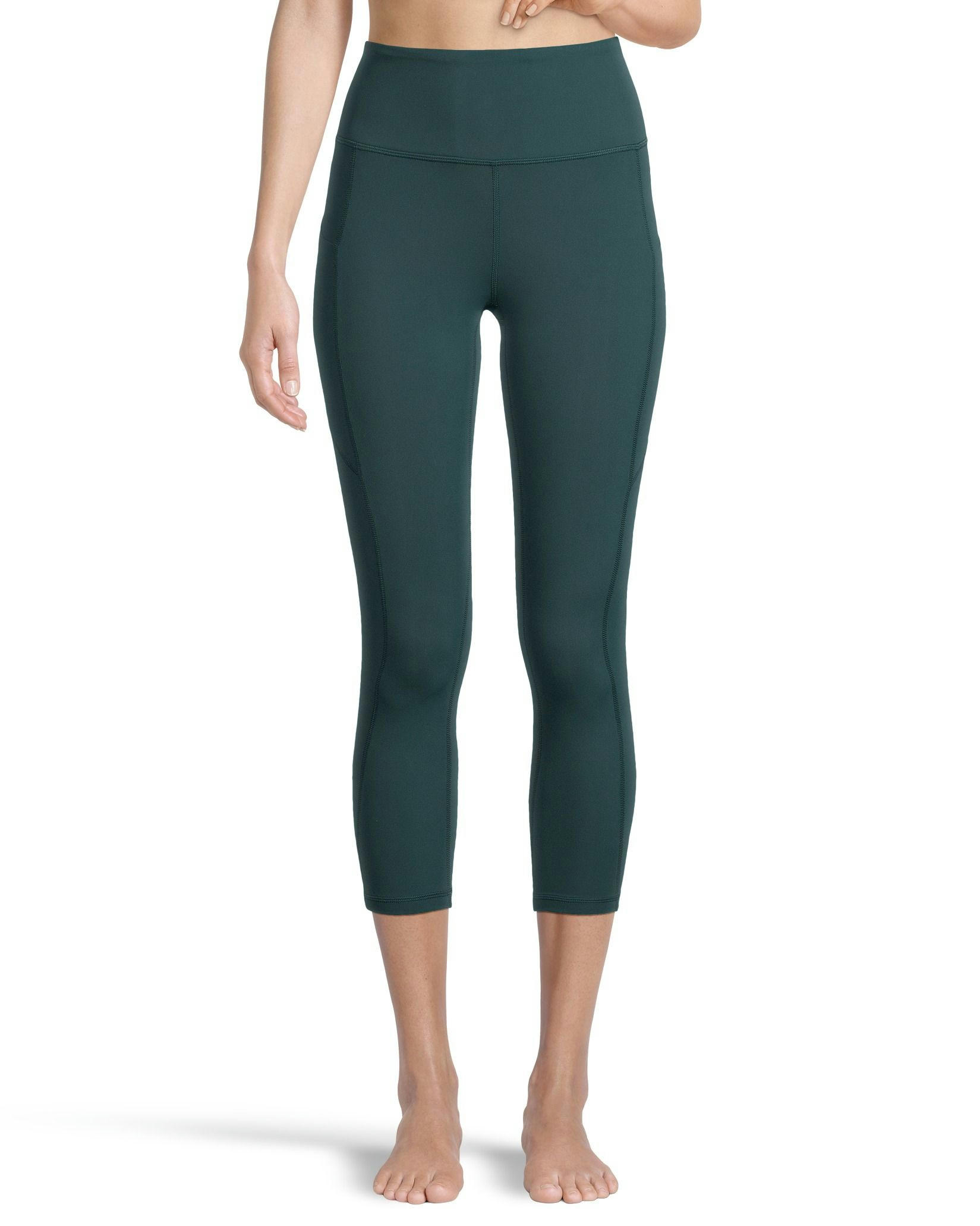 Shambhala Women's Comfort High Rise Crop Legging with Pocket