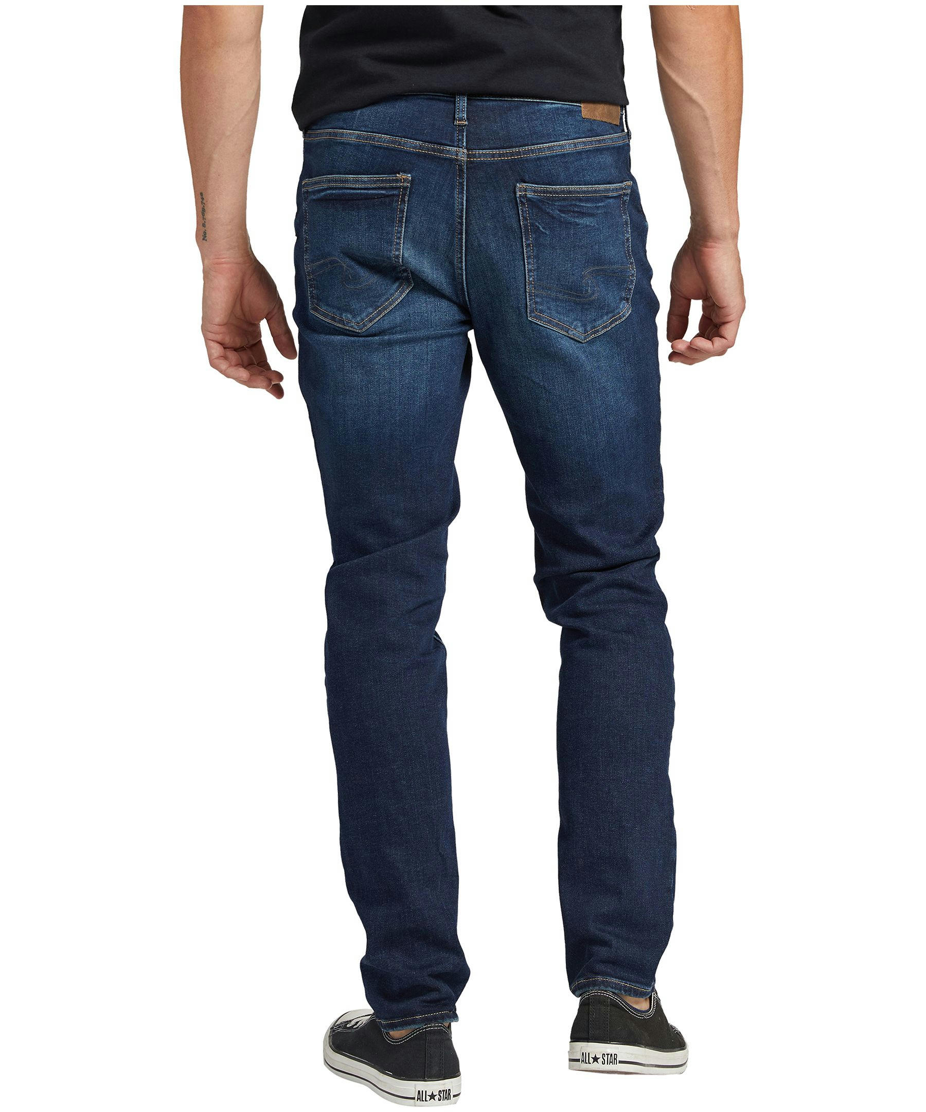 Silver Men's Infinite High Rise Athletic Slim Jeans