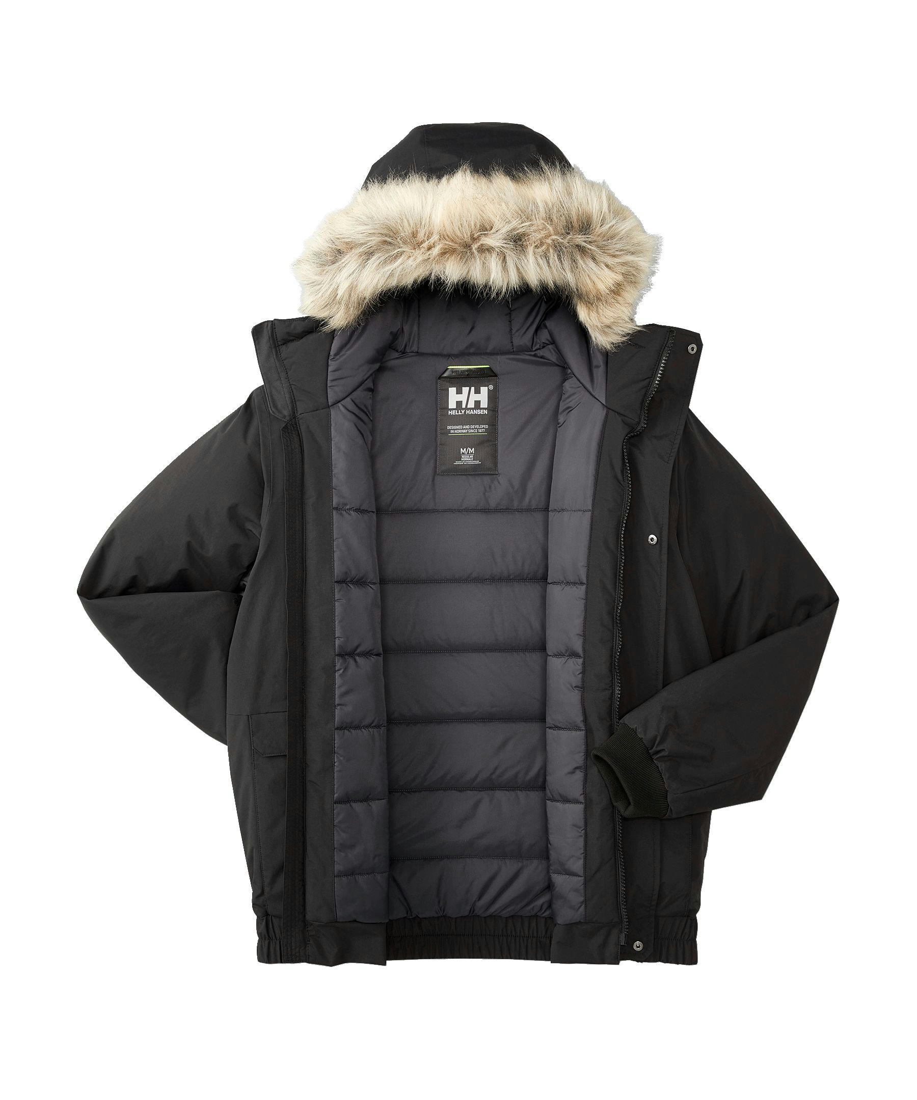 Helly Hensen Men's Canmore Helly-Tech Insulated  Hooded Bomber Jacket