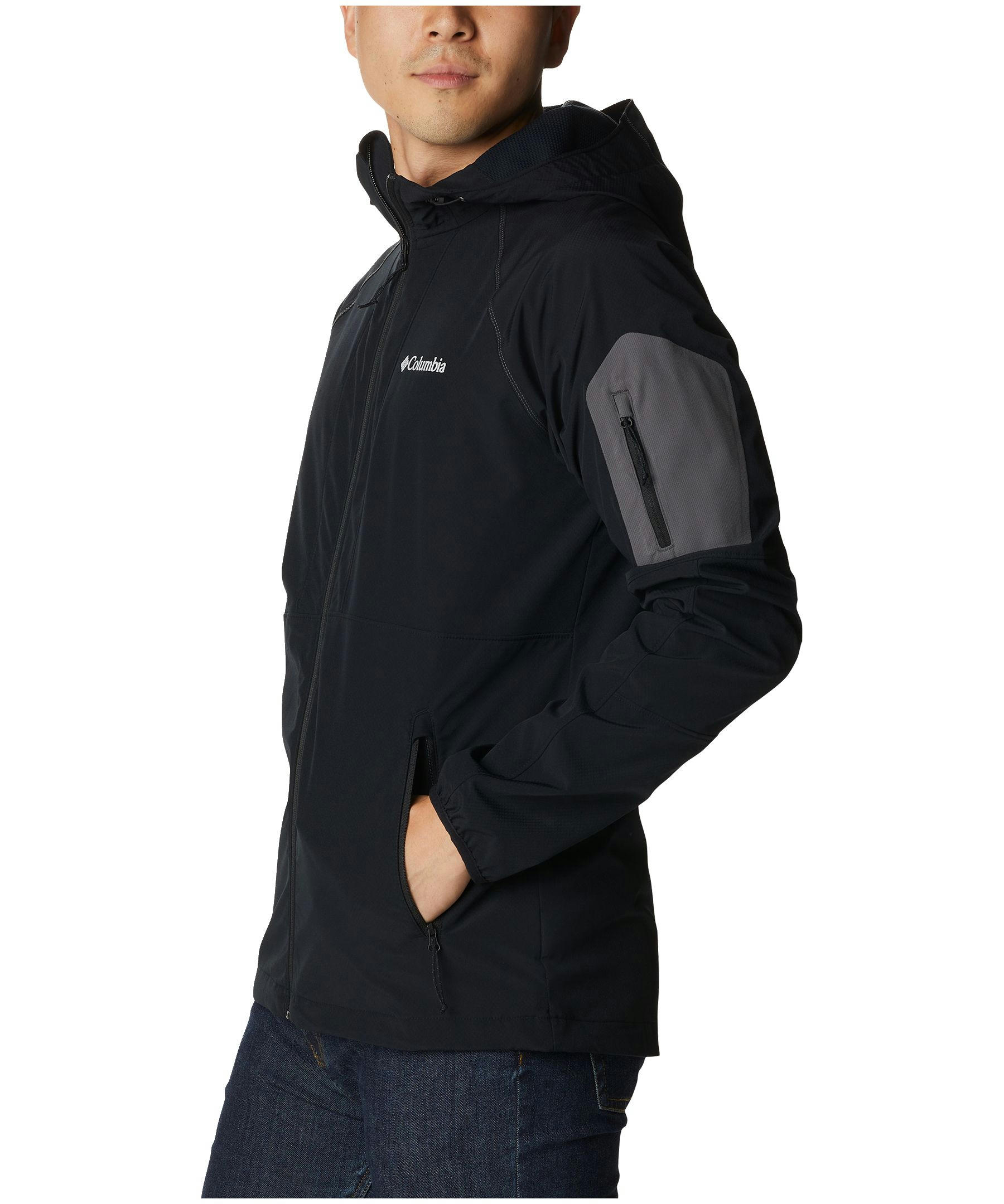 Columbia Men's Tall Heights Water and Wind Resistant Softshell Jacket