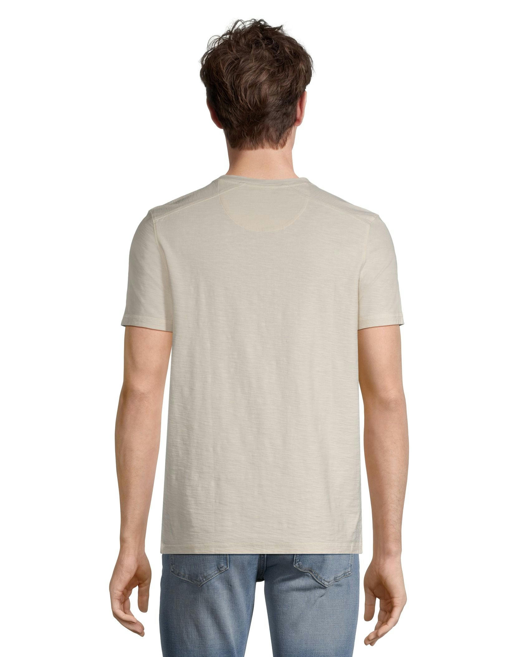 Denver Hayes Men's Garment Wash Slub Henley Shirt