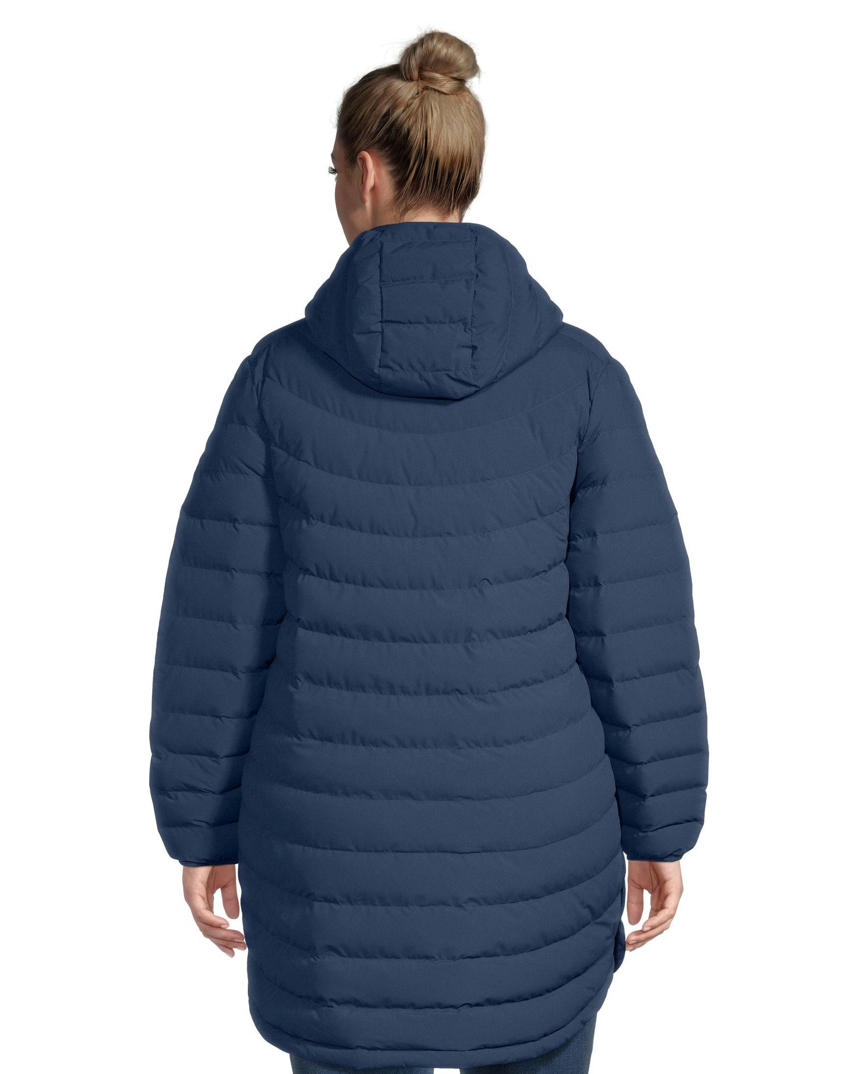 WindRiver Women's Hyper-Dri HD1 Water Repellent T-MAX Insulated Long Puffer Jacket