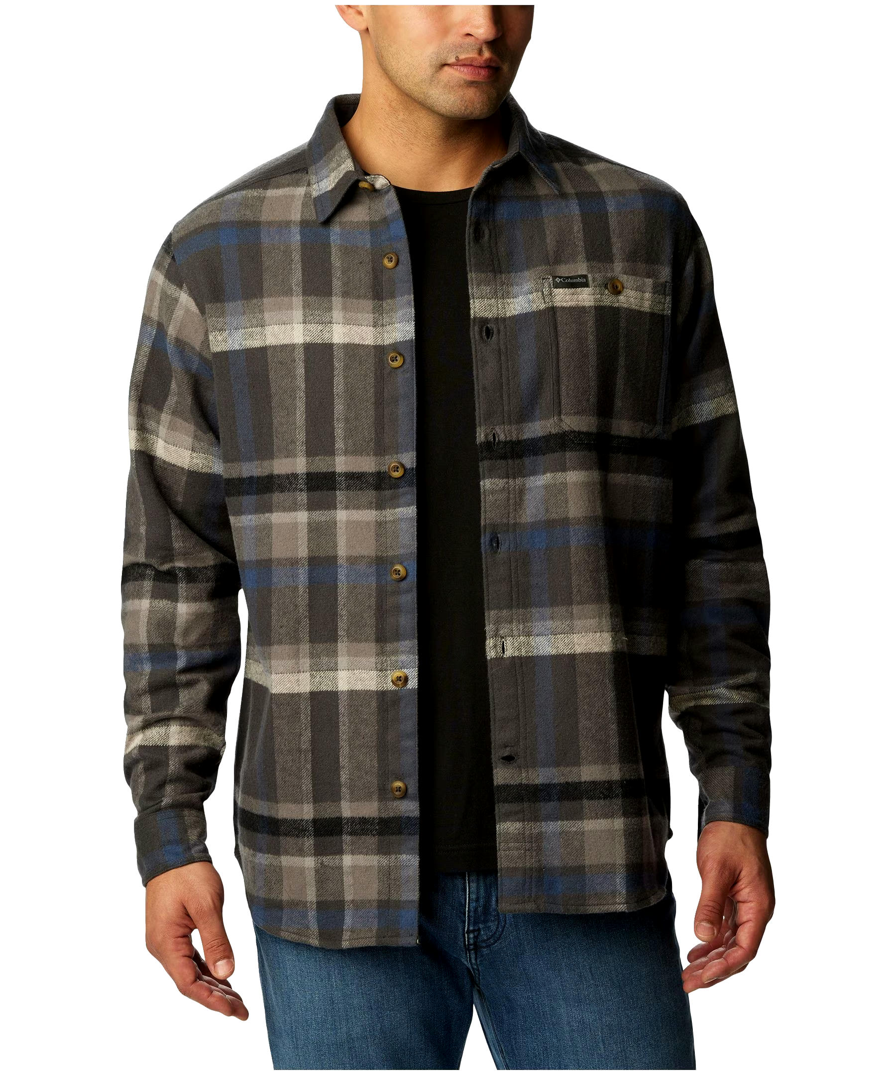 Columbia Men's Pitchstone Heavy Cotton Flannel Shirt