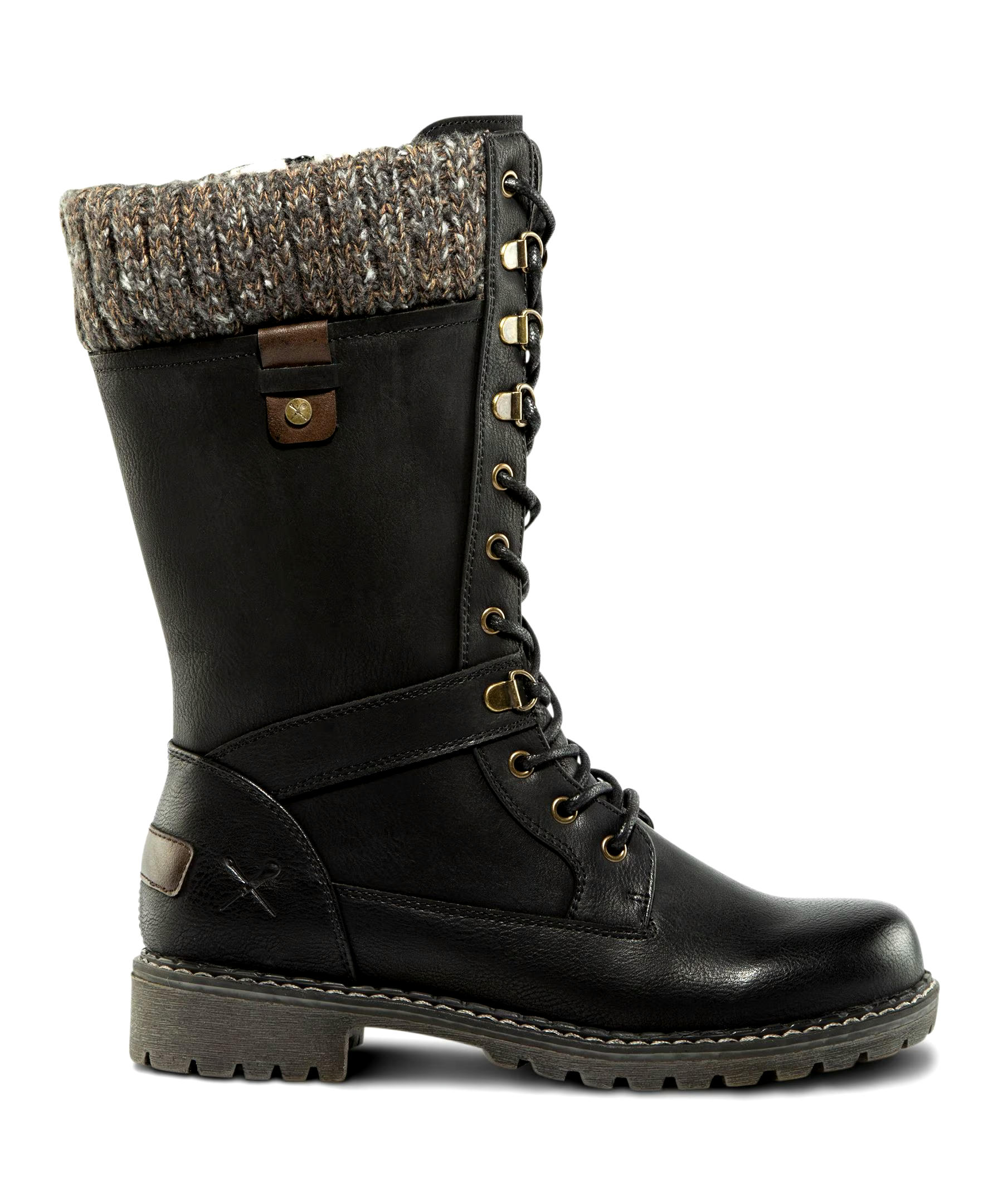 Denver Hayes Women's Lauren Lined Lace Up Boots - Tan