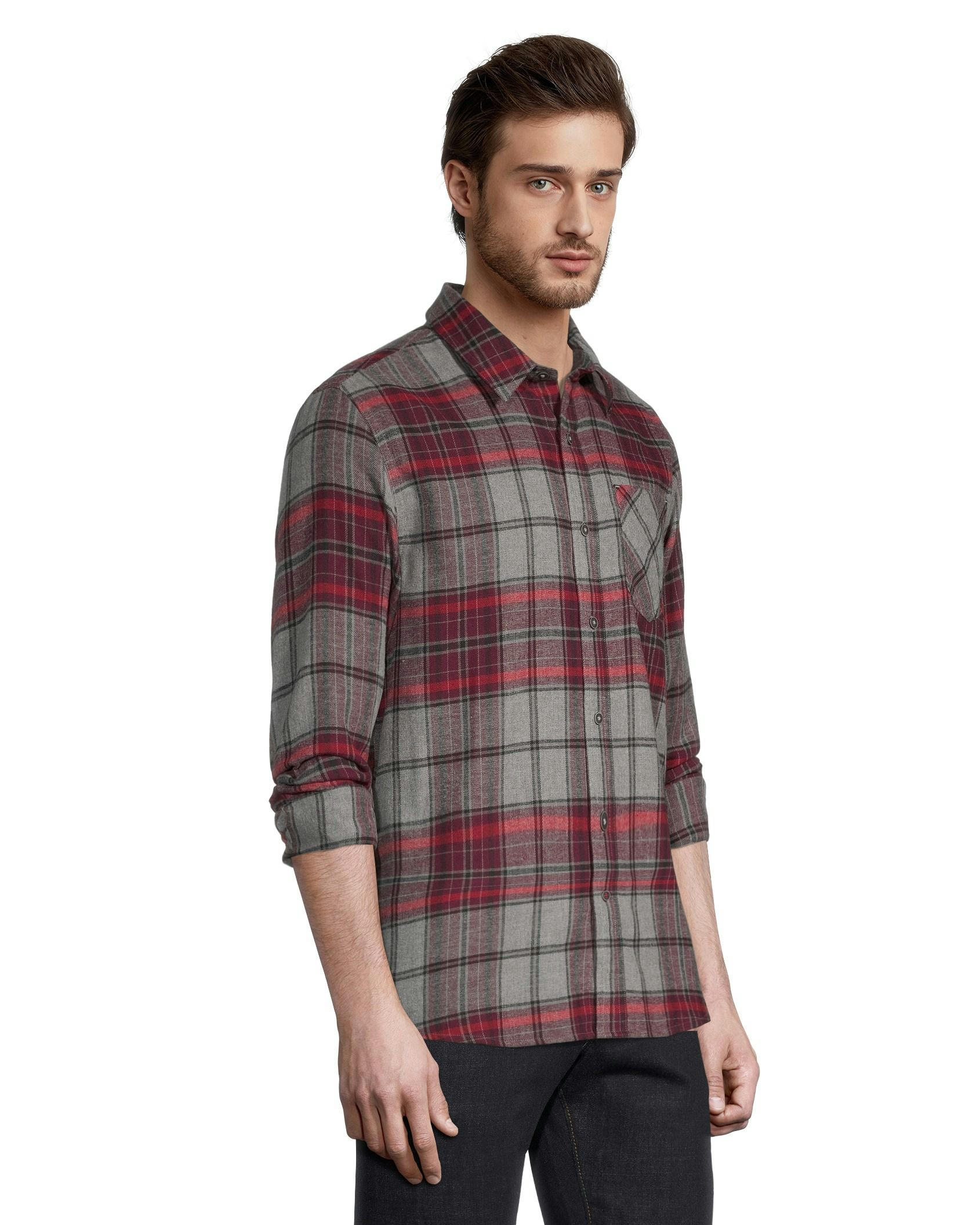 Boston Traders Men's Classic Plaid Flannel Shirt