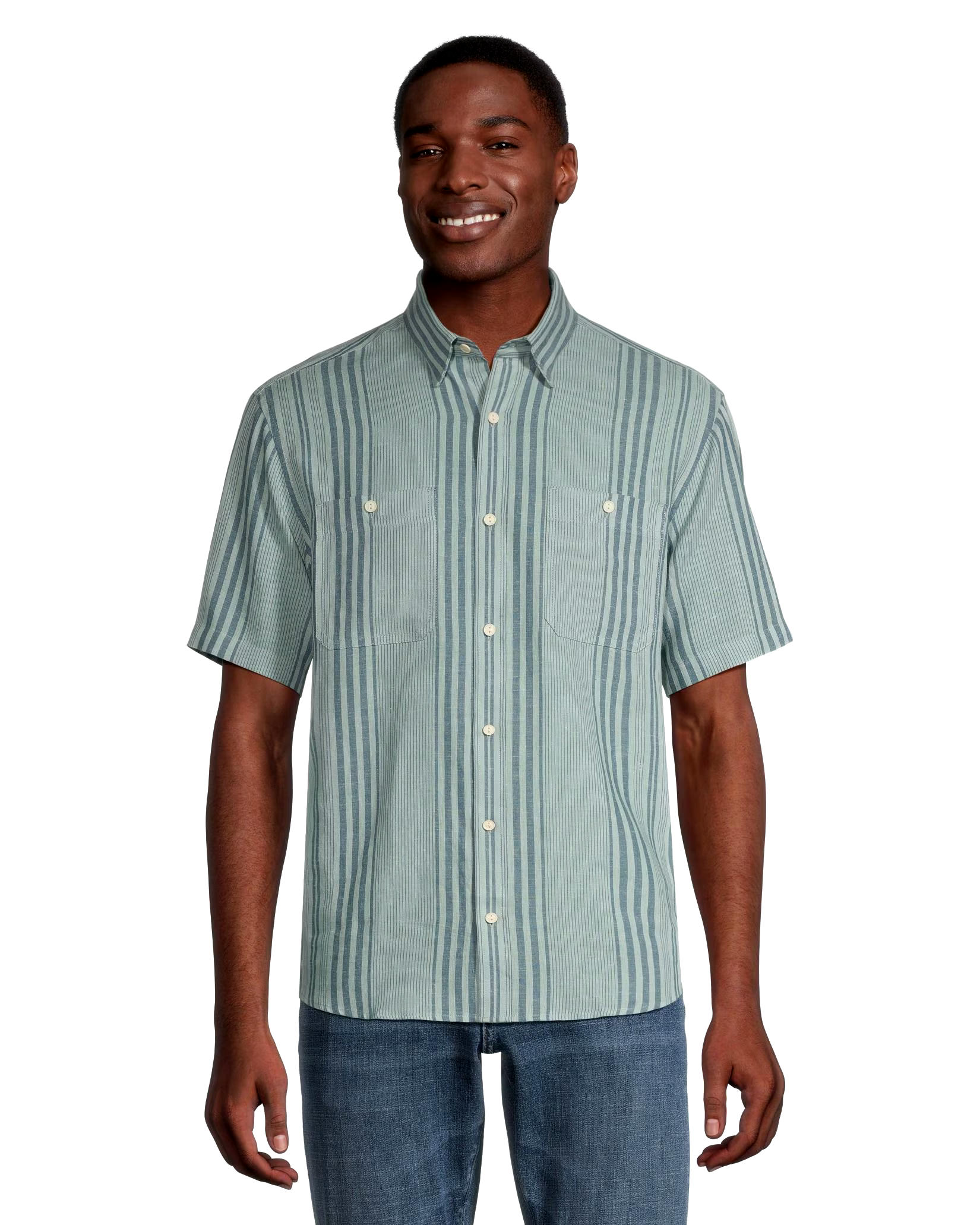 Denver Hayes Men's Classic Fit Short Sleeve Shirt