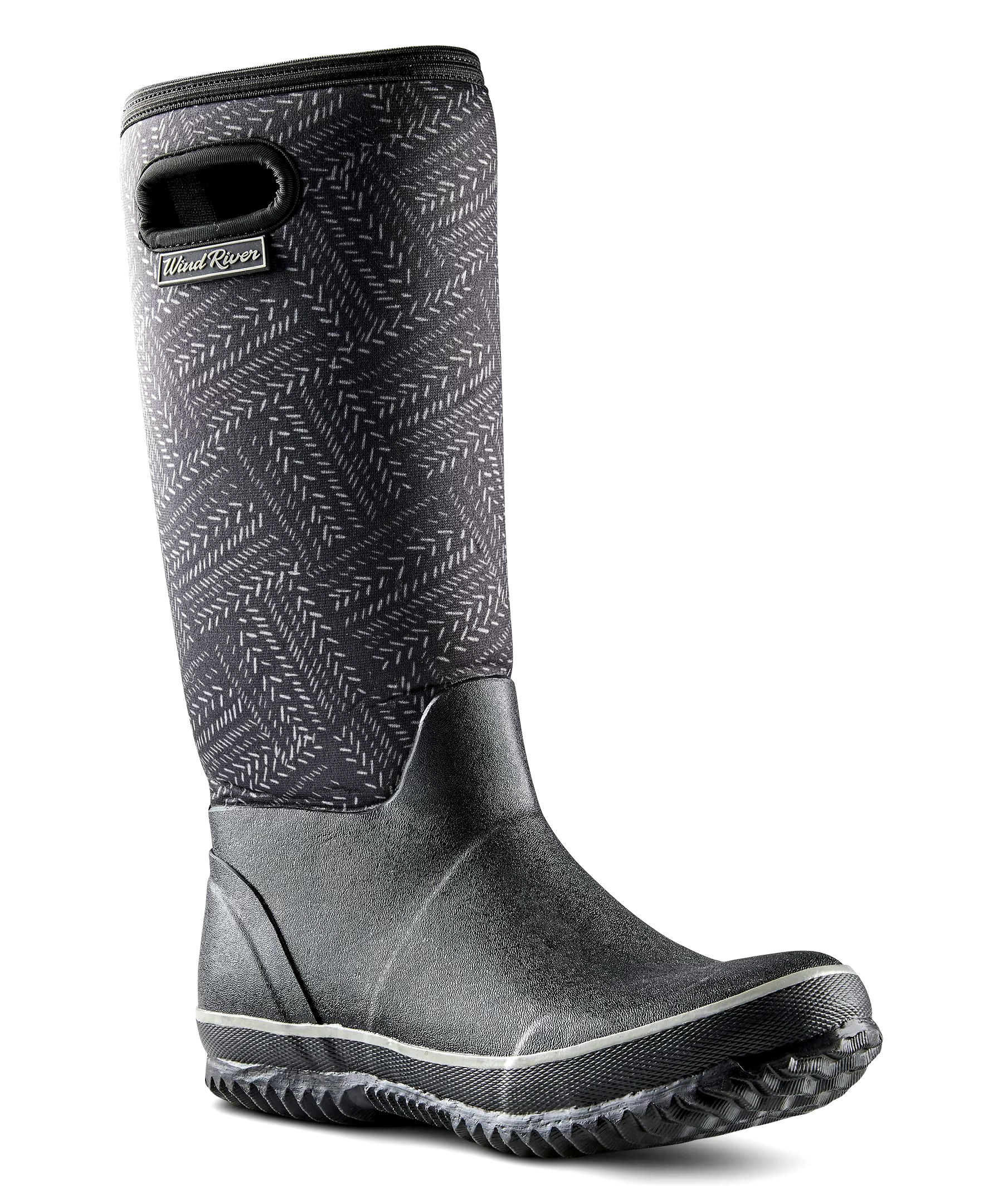 WindRiver Women's Waterproof Storm Neoprene Tall Rubber Boots
