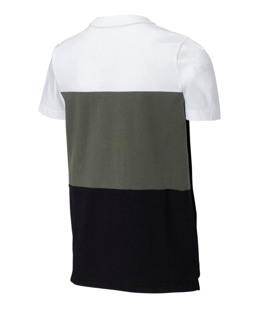 FarWest Boys' 7-16 Years Deck Colour Block Short Sleeve T Shirt