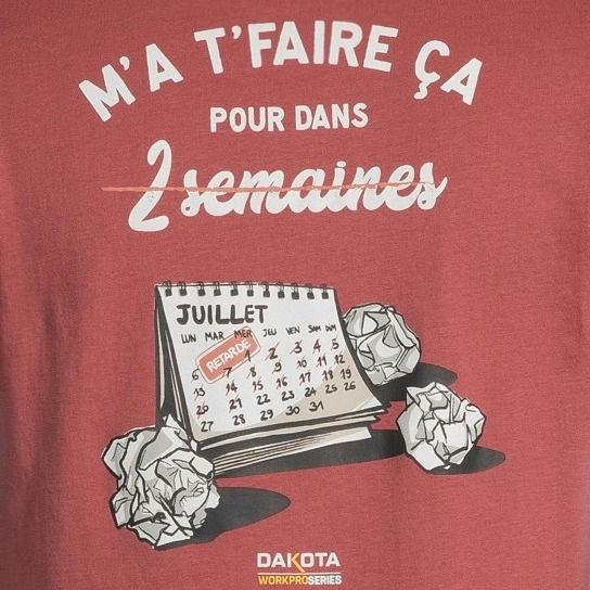 Dakota WorkPro Series Men's  Deux Semaines Crewneck Ultrasoft Cotton Work T Shirt