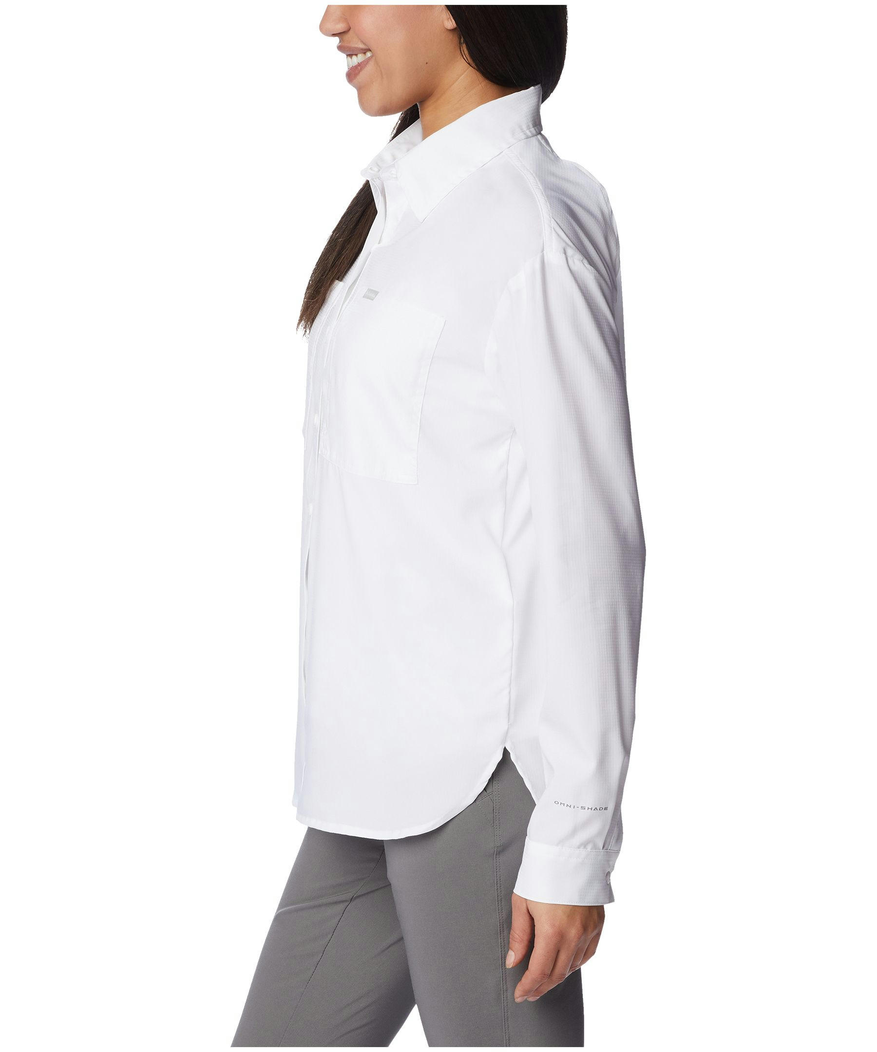 Columbia Women's Silver Ridge Omni-Shade Long Sleeve Shirt - Plus Size