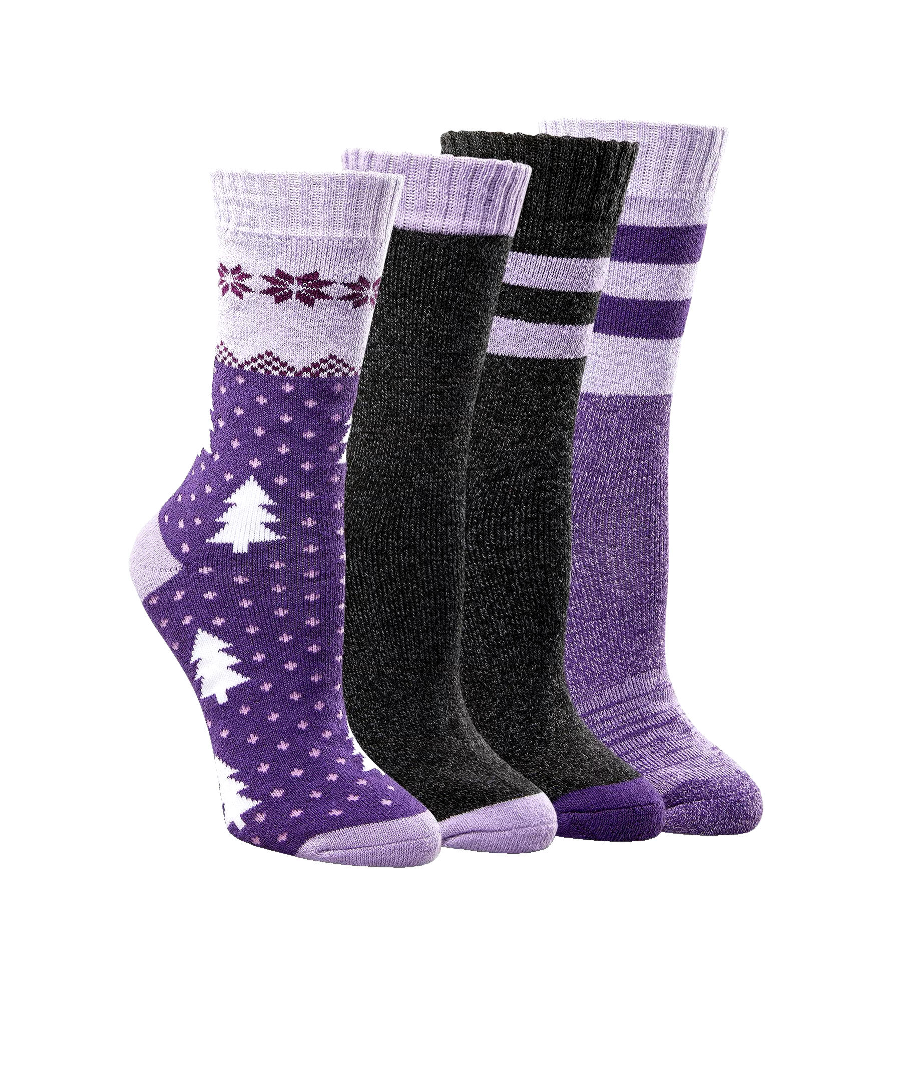 Columbia Women's 4 Pack Winter-Effic Moisture Control Crew Socks