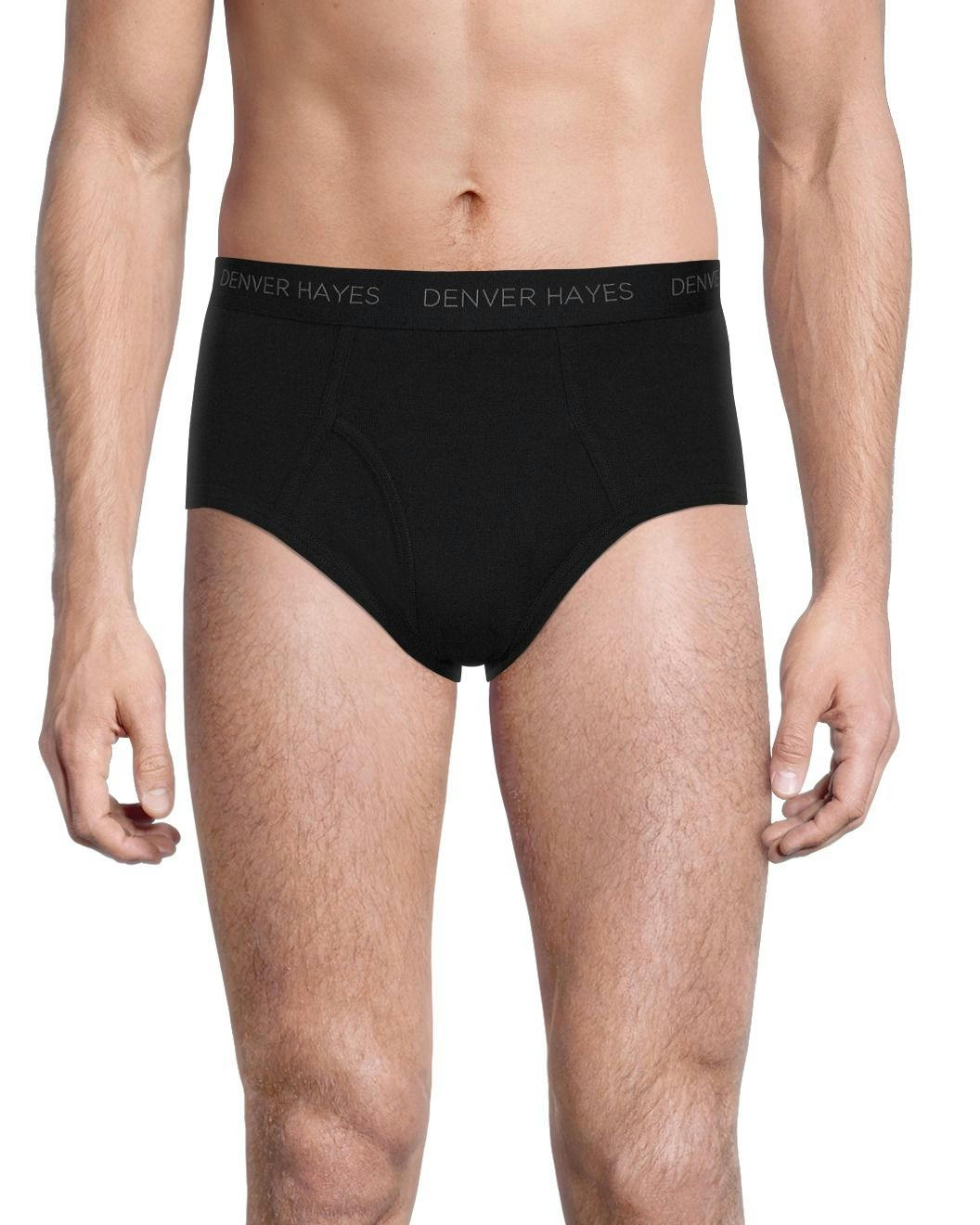 Denver Hayes Men's Classic 3 Pack Underwear Basic Briefs