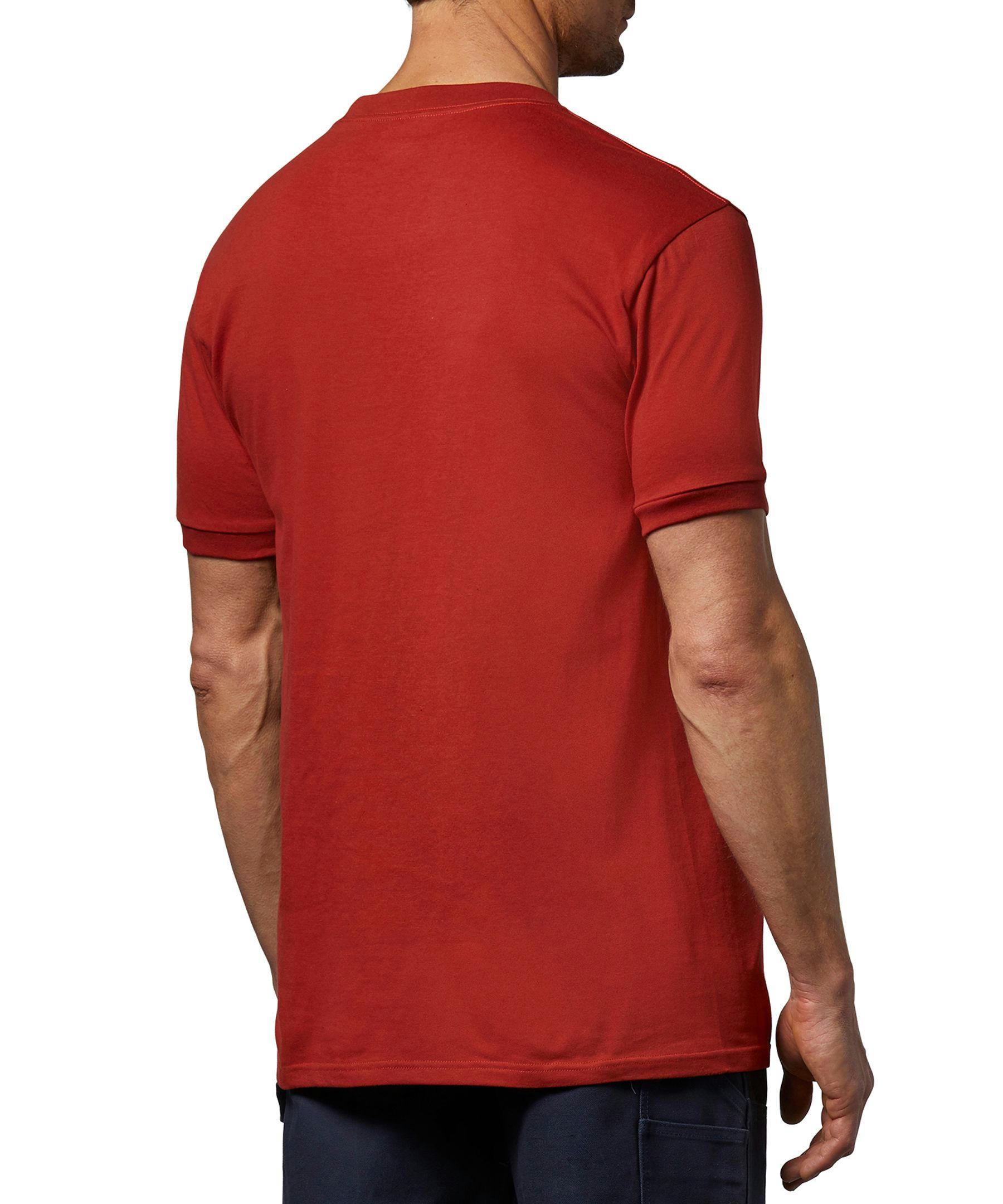 Aggressor Men's Crewneck Short Sleeve Solid Work T-Shirt With FRESHTECH