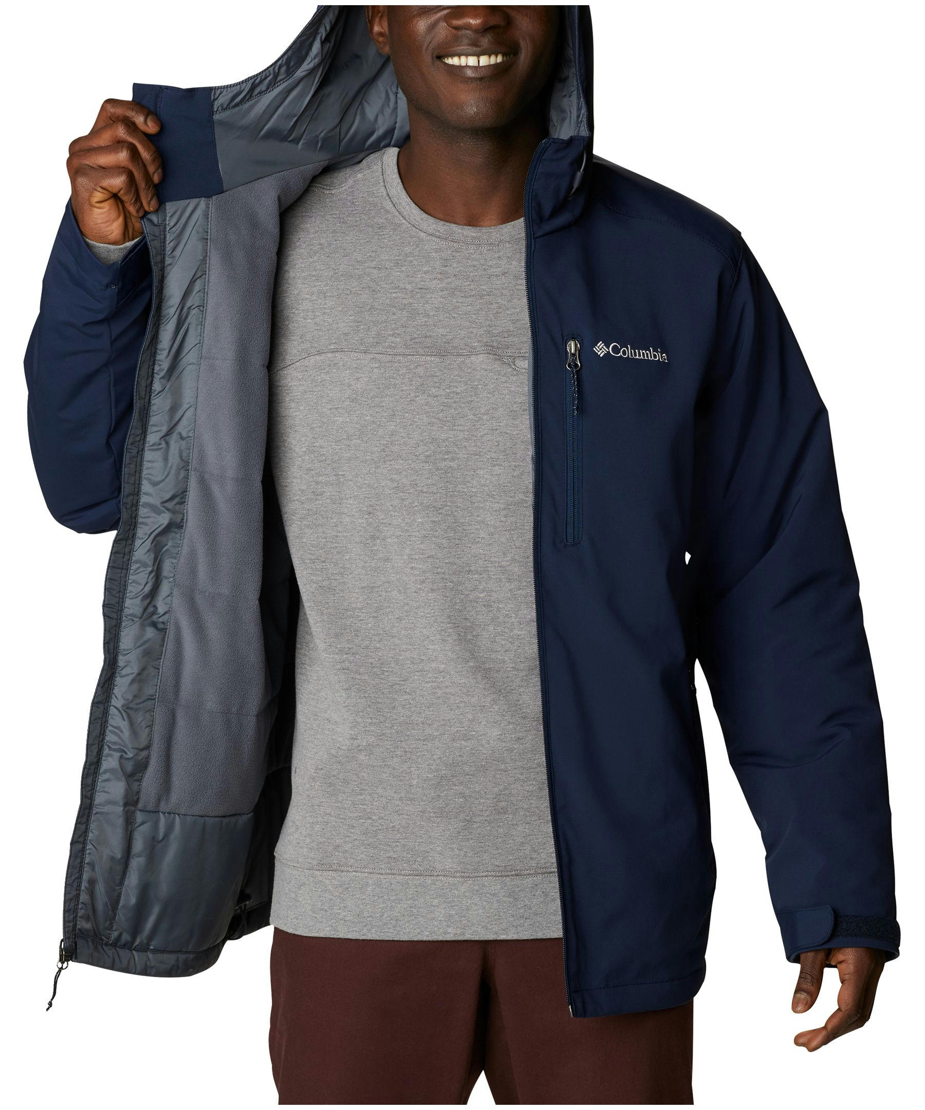 Columbia Men's Gate Racer Water Resistant Hooded Insulated Softshell Jacket