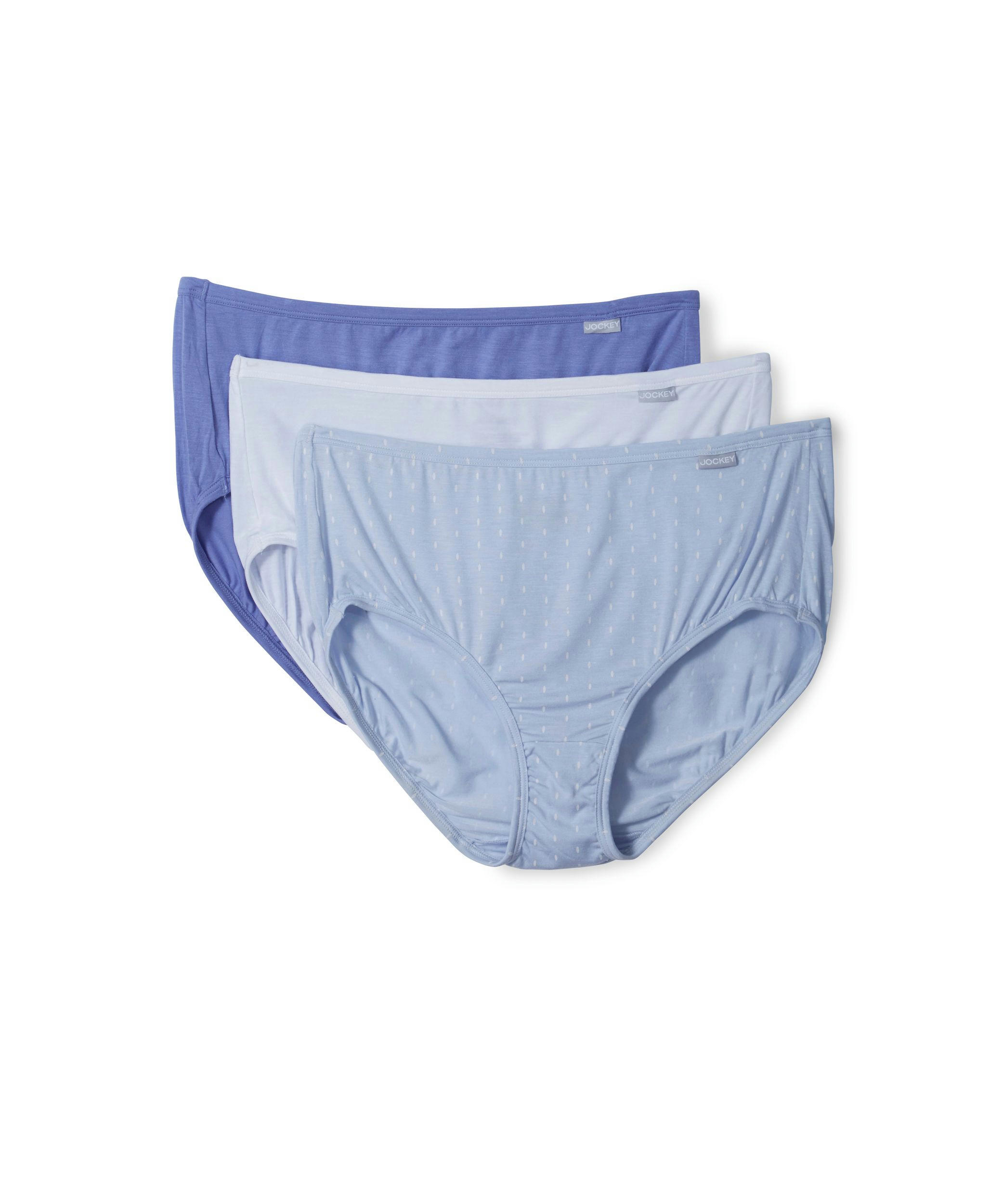 Jockey Women's 3 Pack Elance Supersoft Brief Underwear