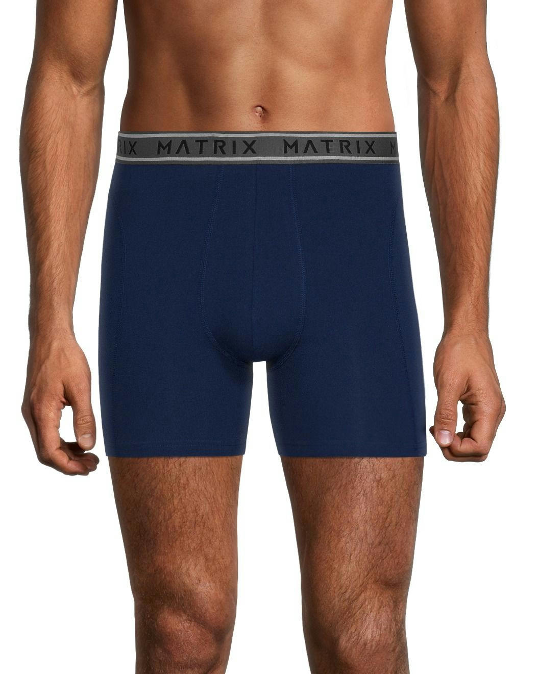 Matrix Men's 2 Pack Cotton Stretch Boxer Briefs Underwear