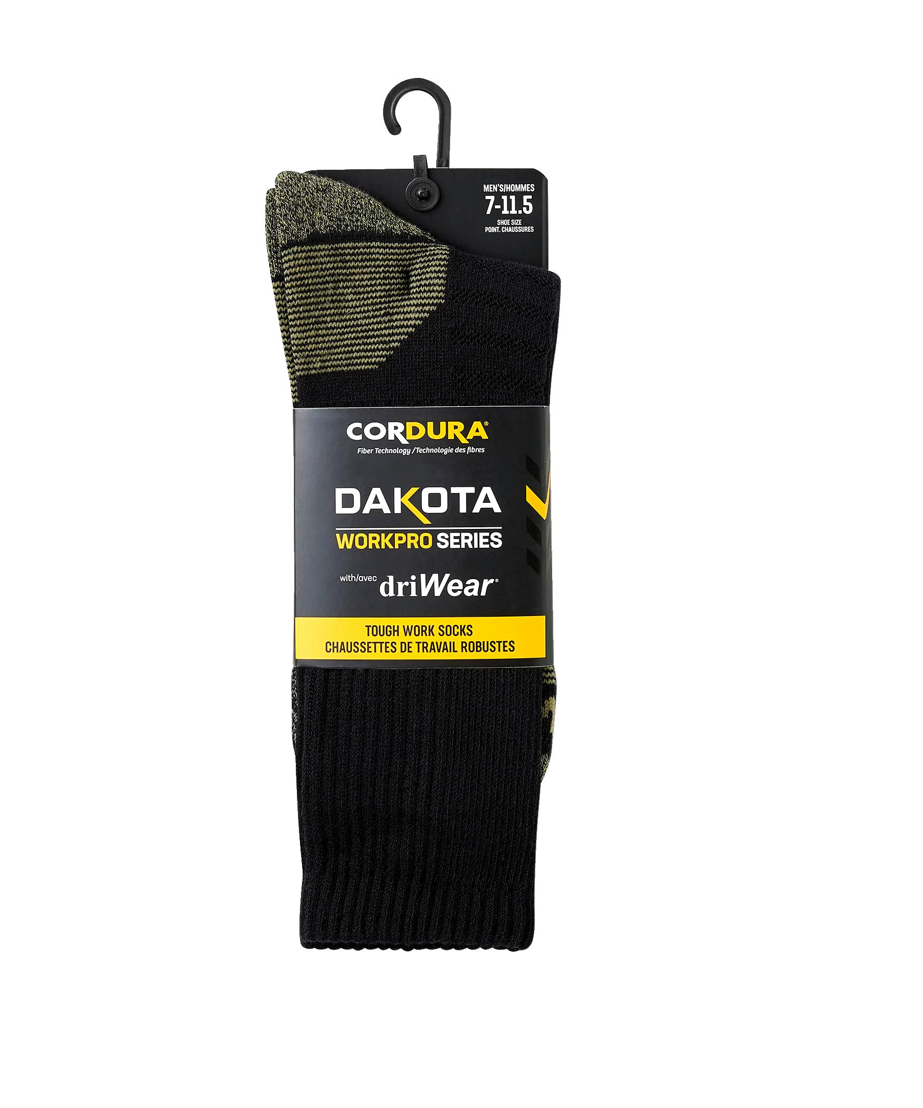 Dakota Workpro Series Men's DriWear Cordura Blend Work Boot Socks