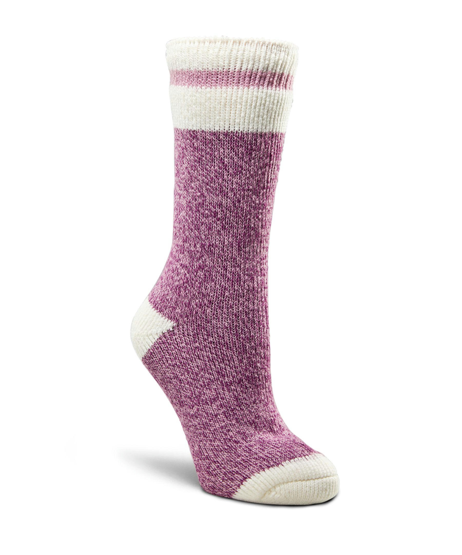 WindRiver Women's Twist Knit Thermal T-Max Heat Crew Socks