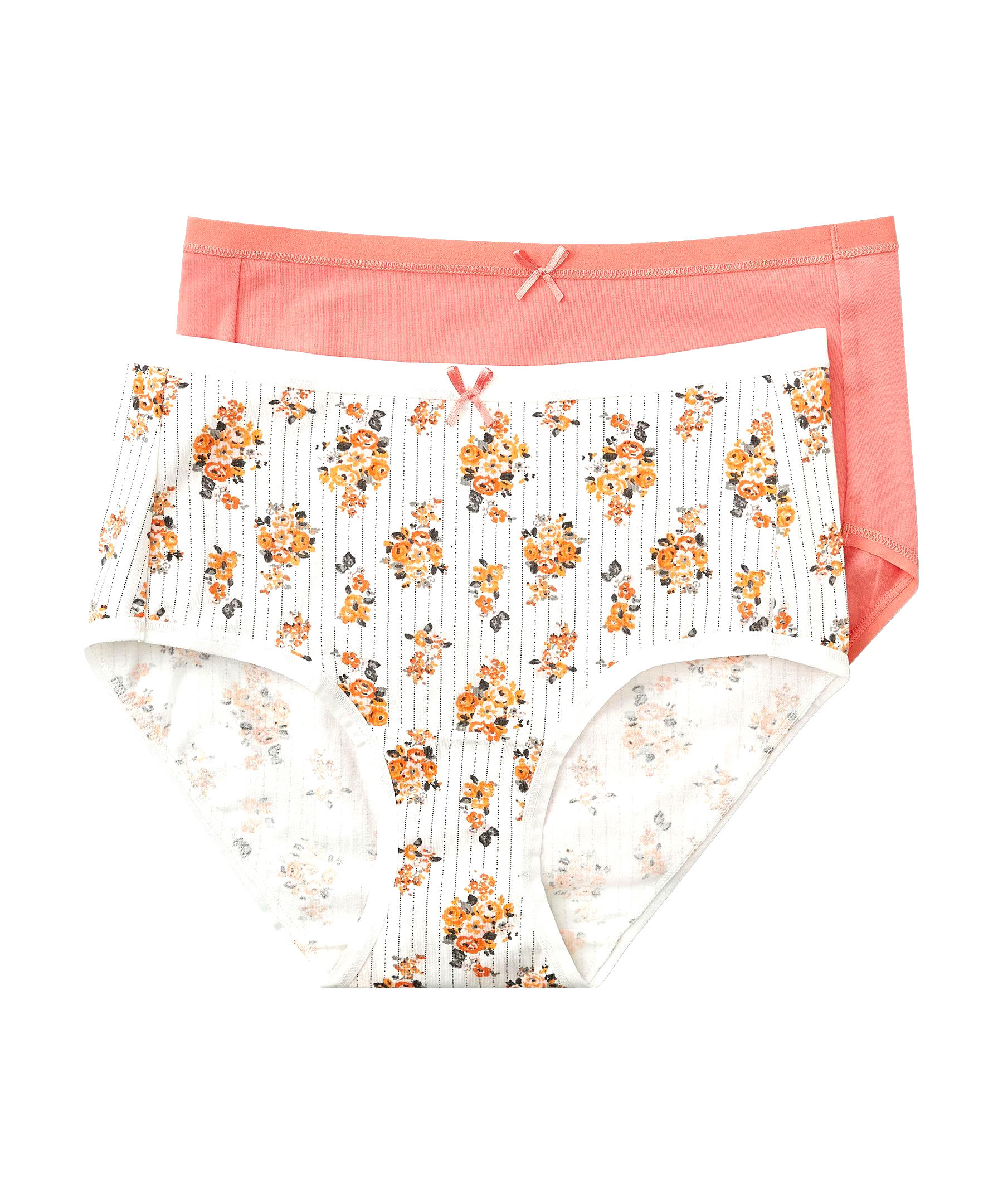 Denver Hayes Women's 2 Pack Cotton Stretch Modern Brief Underwear