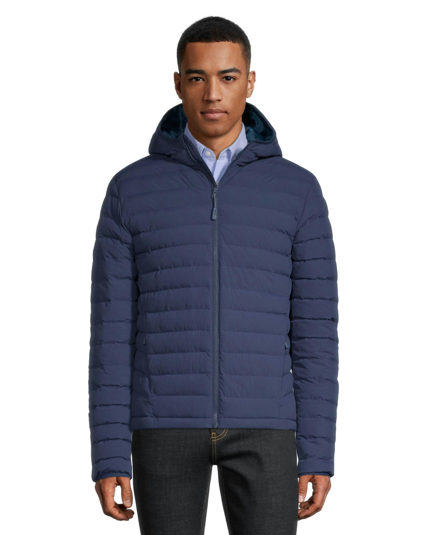 WindRiver Men's Hyper-Dri HD1 Water Repellent T-Max Insulated Hooded Puffer Jacket