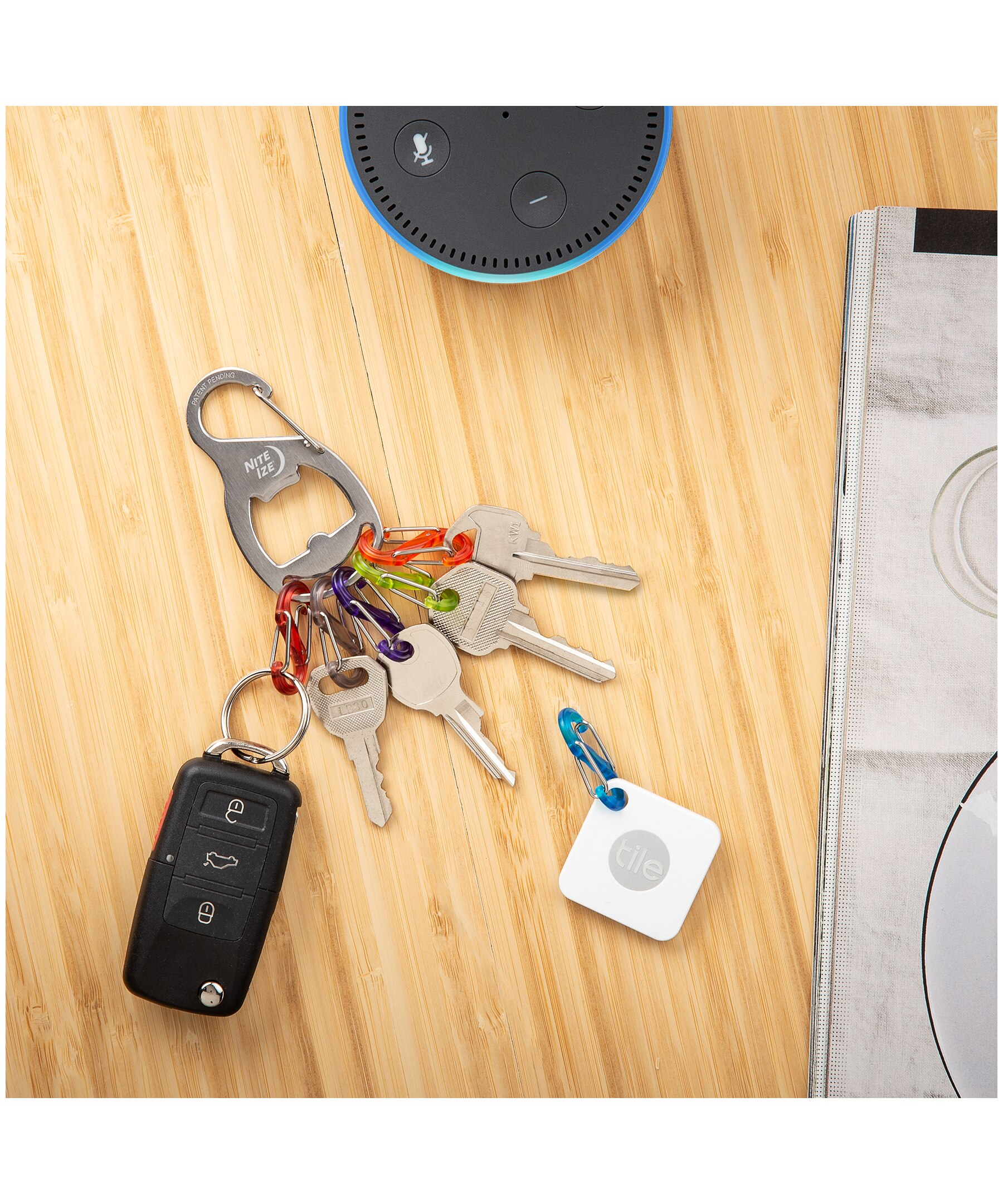 Nite Ize Key Rack S-Biner Carabinder Clip, Stainless Steel