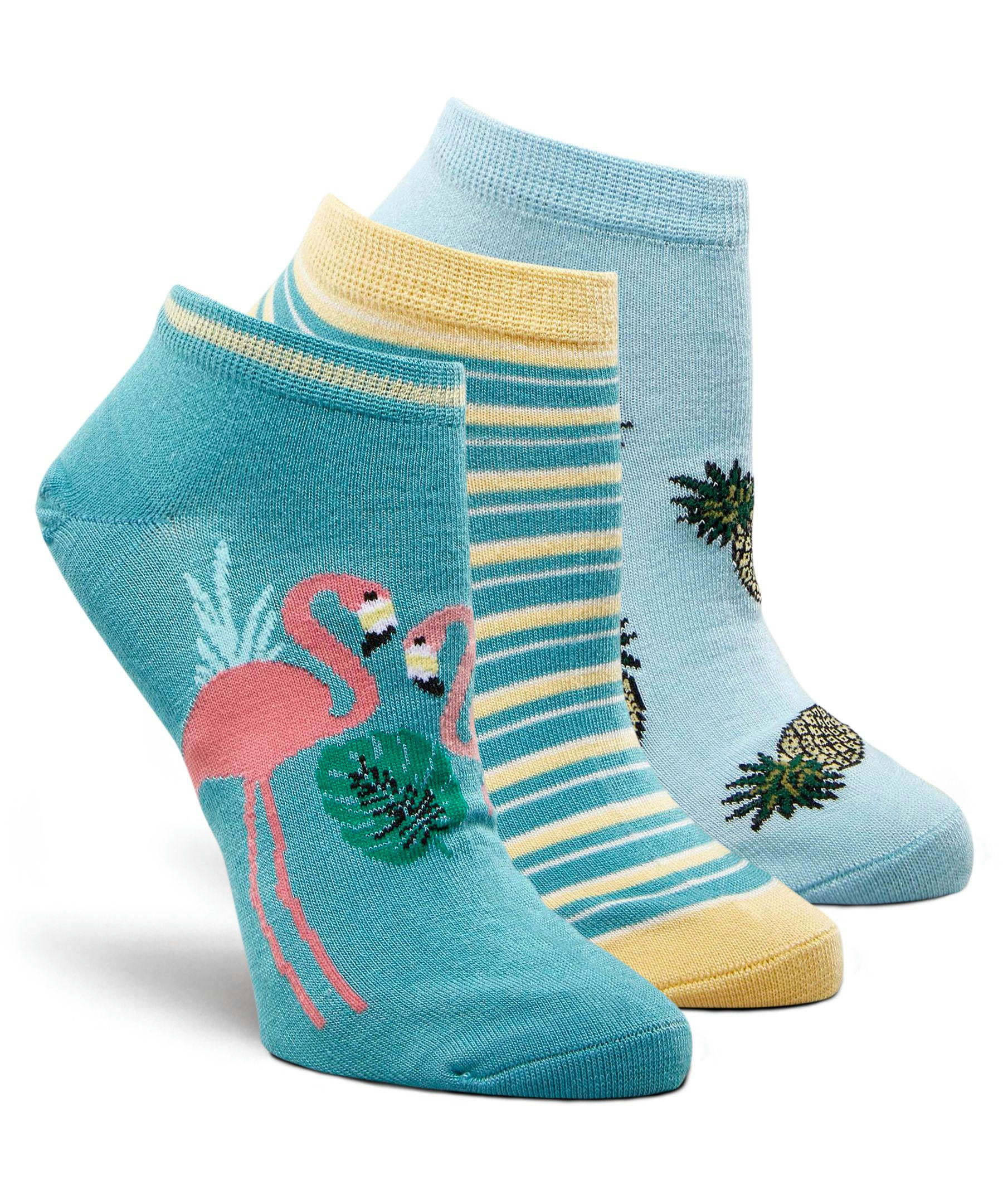 Denver Hayes Women's 3-Pack Bamboo Low Cut Socks