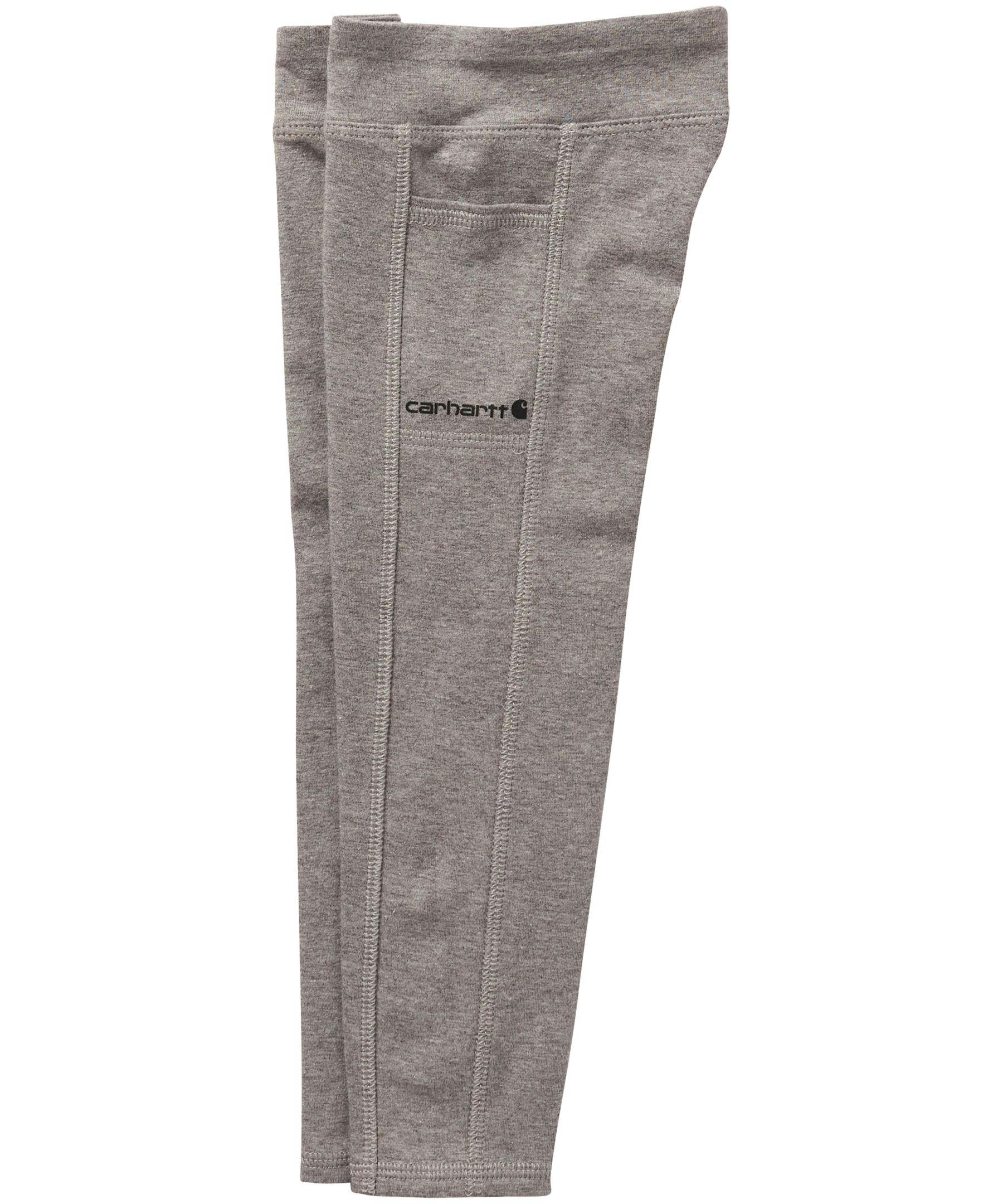 Carhartt Girls' 2-4 Years Fitted Utility Leggings with Elasticated Waistband