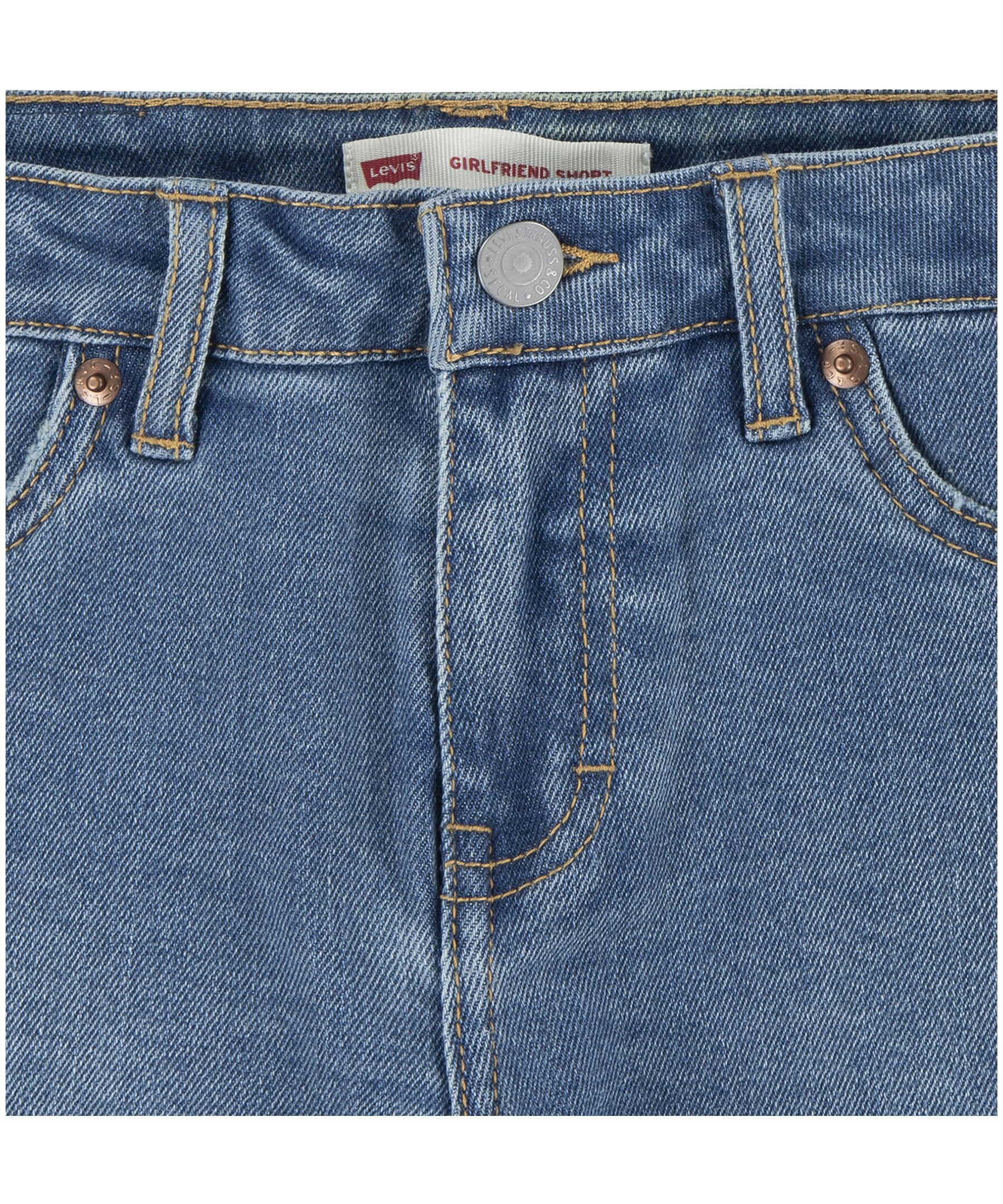 Levi's Youth Unisex Relaxed Fit Adjustable Waist Girlfriend Shorts