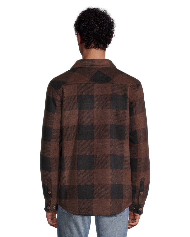 Boston Traders Men's Bonded Polar Plaid Shacket