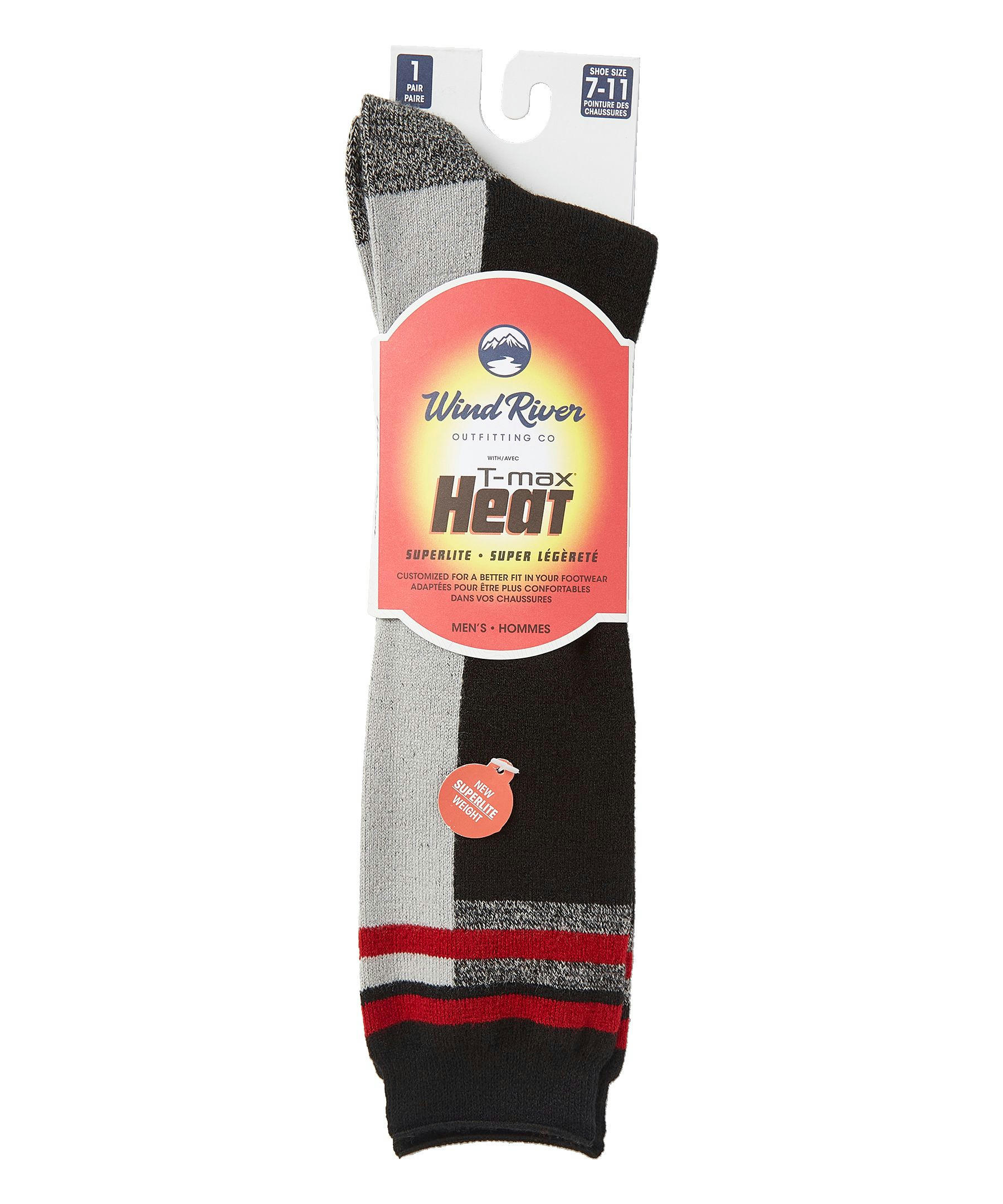 WindRiver Men's TMAX Heat Super Lite Boot Socks