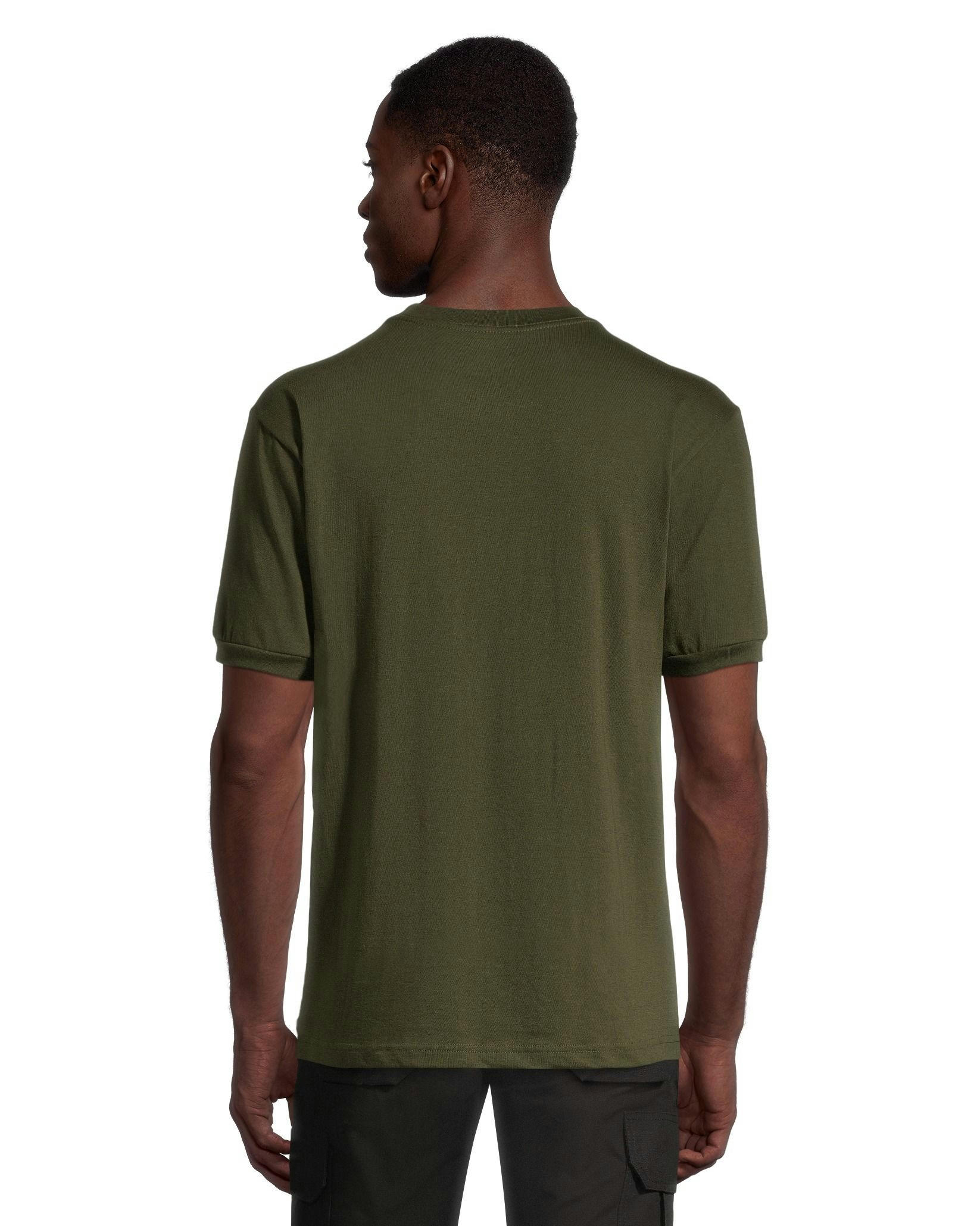 Aggressor Men's Crewneck Short Sleeve Solid Work T-Shirt With FRESHTECH