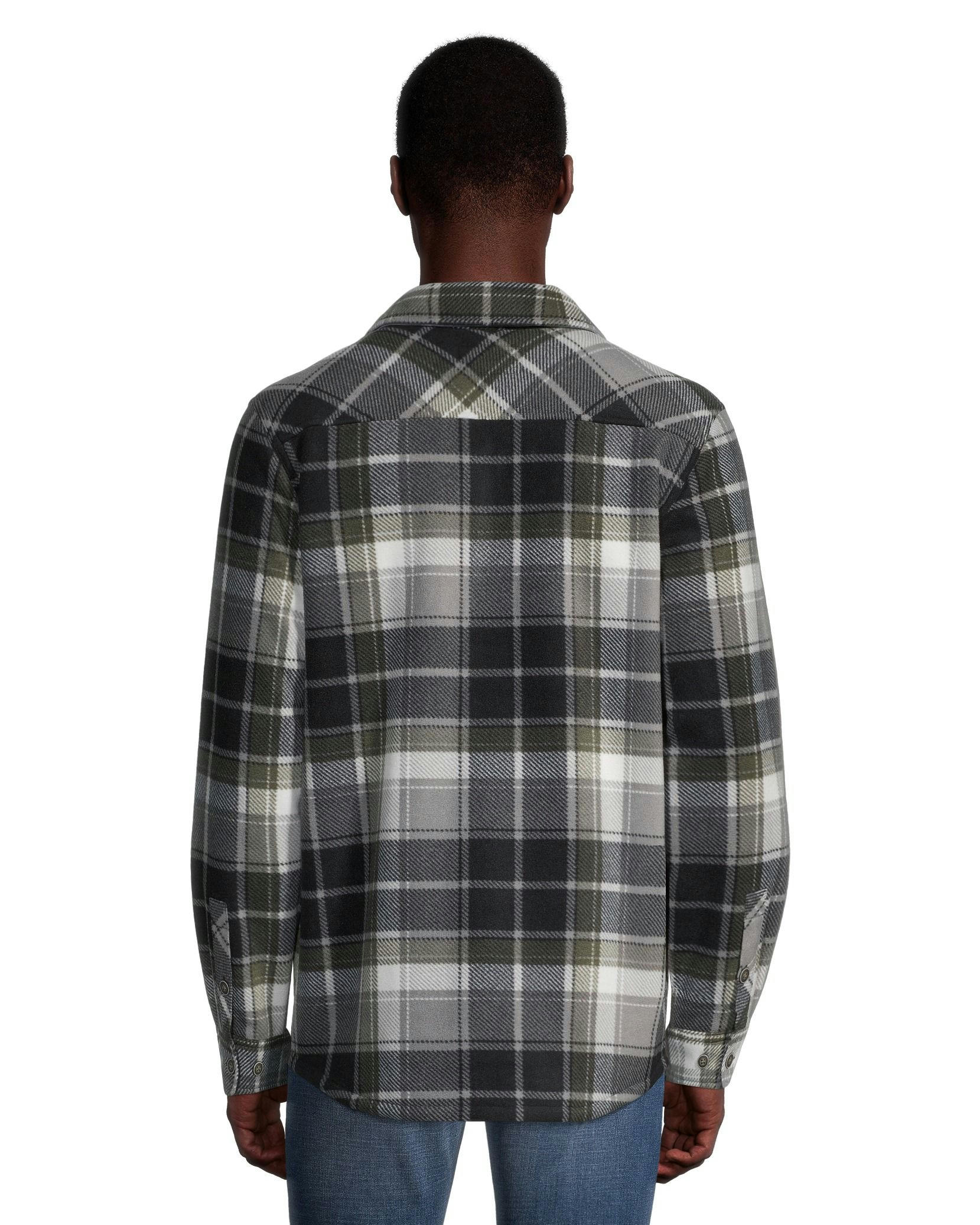 Boston Traders Men's Bonded Polar Plaid Shacket