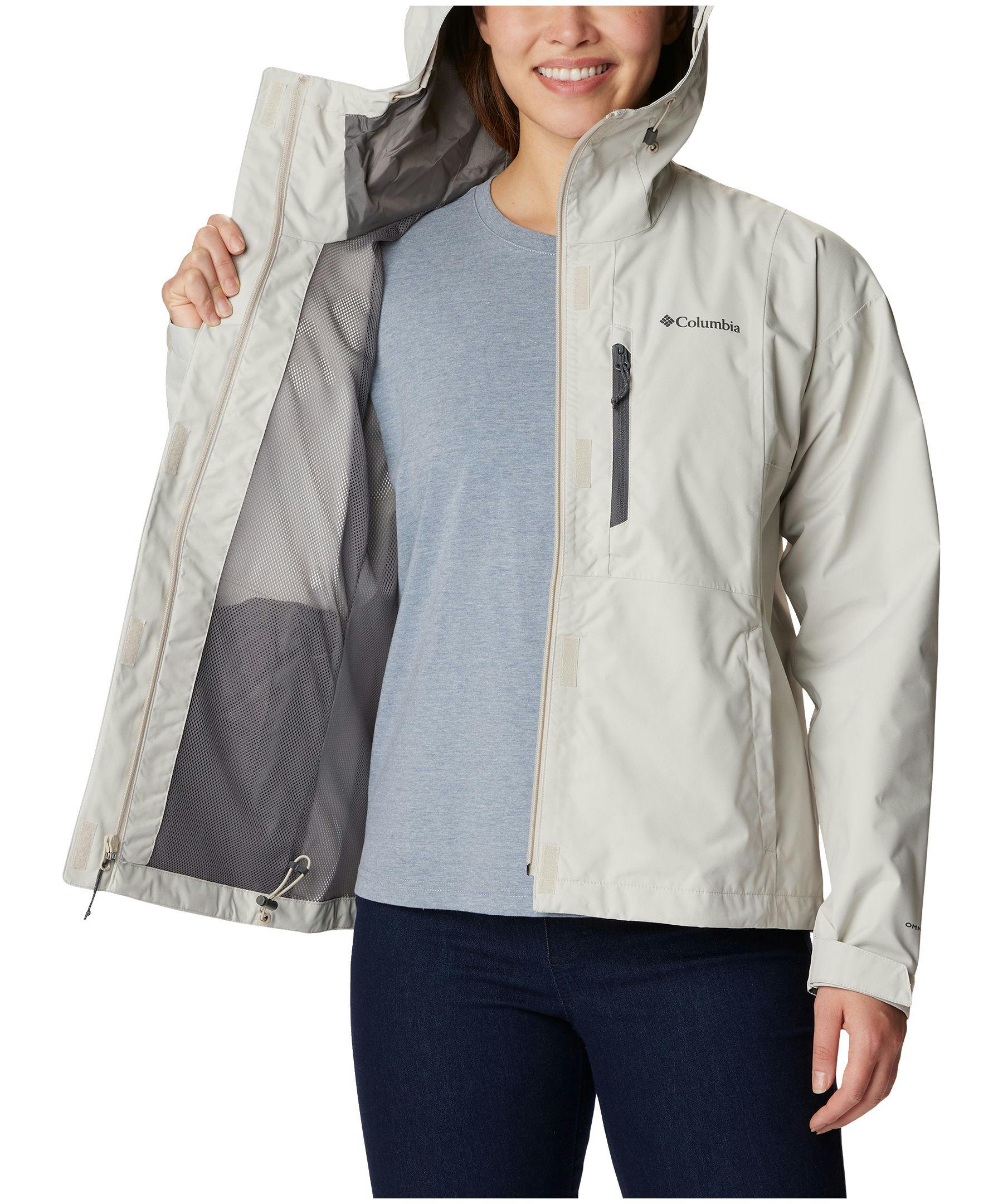 Columbia Women's Hikebound Omni-Tech Hooded Waterproof Rain Jacket