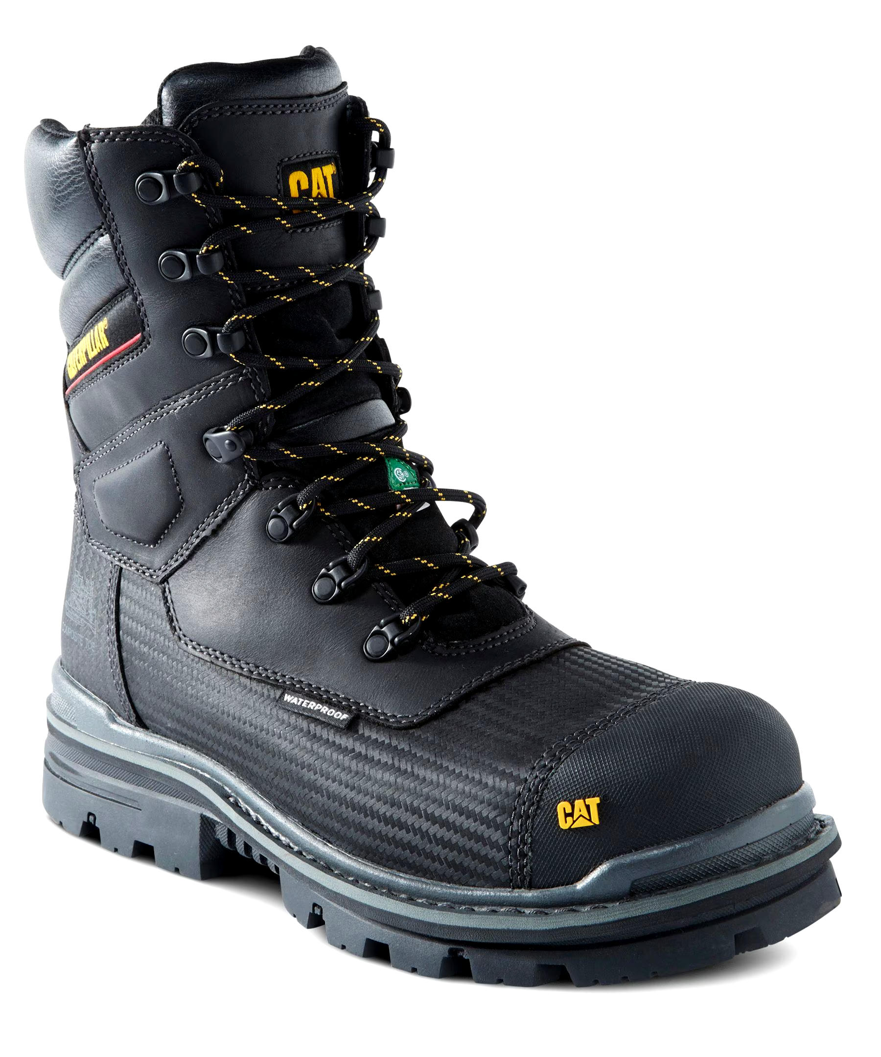 Caterpillar - CAT Men's 8 Inch Composite Toe Plate Vibram Arctic Grip Work Boots