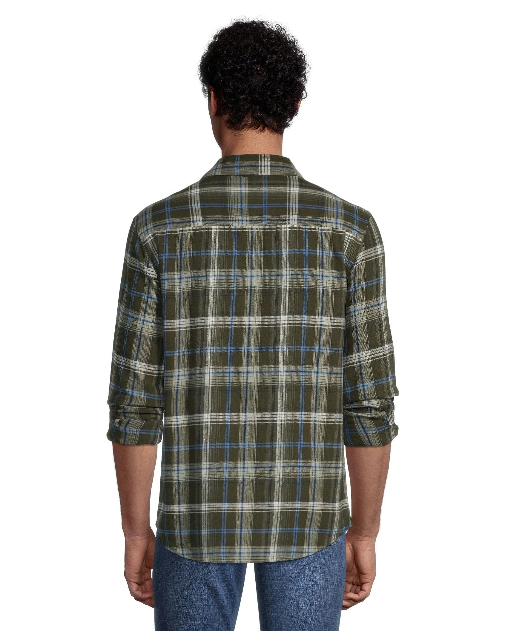 Boston Traders Men's Classic Plaid Flannel Shirt